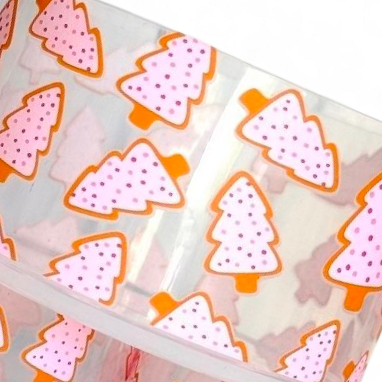 Pink Christmas Cookies Silicone Tumbler Boot