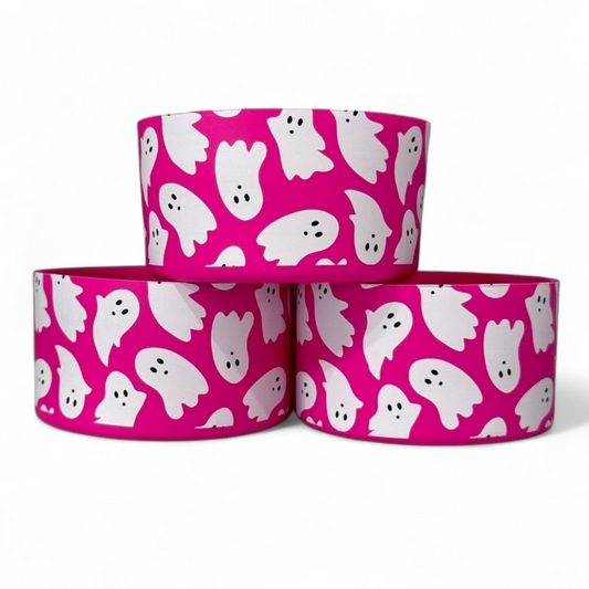 PINK GHOSTS Tumbler Boot - fits 20-40oz NEW!