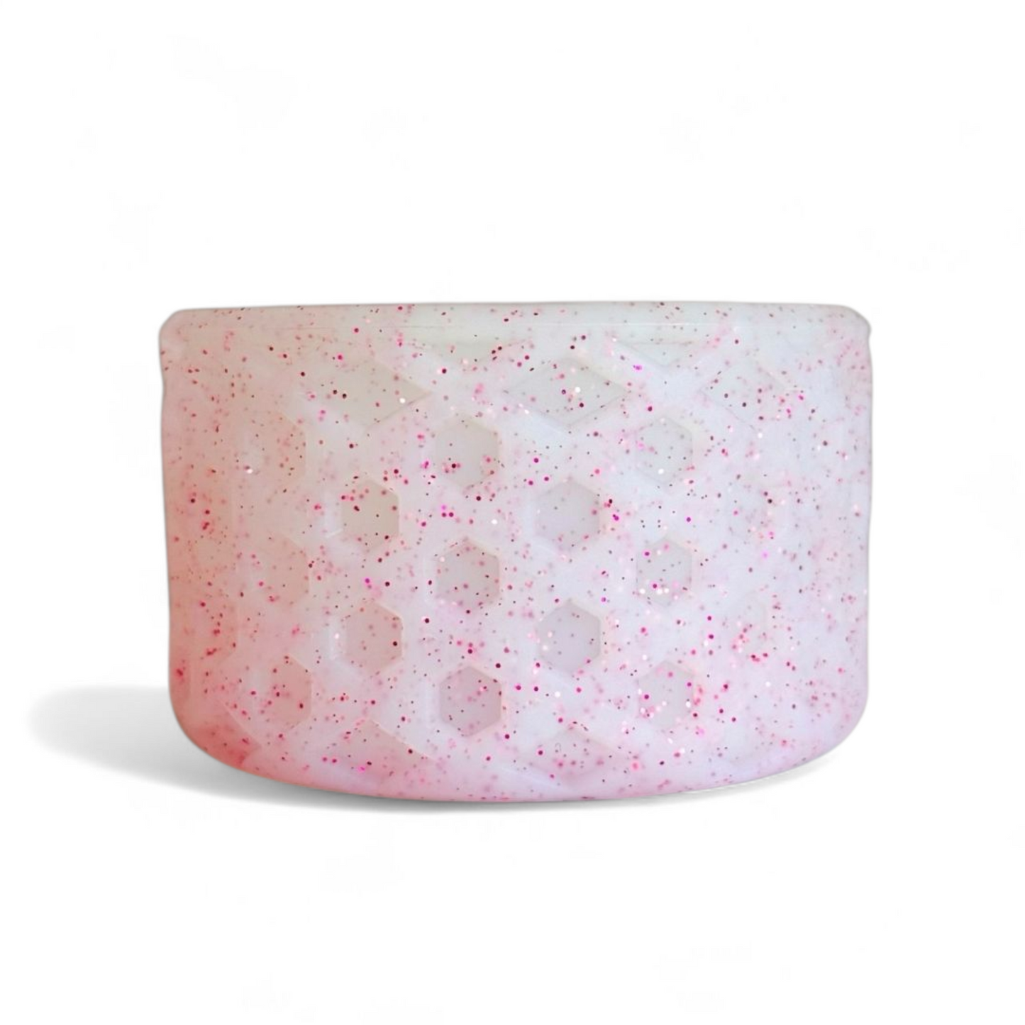 Pink Glitter WAFFLE Tumbler Boot -fits 20-40oz