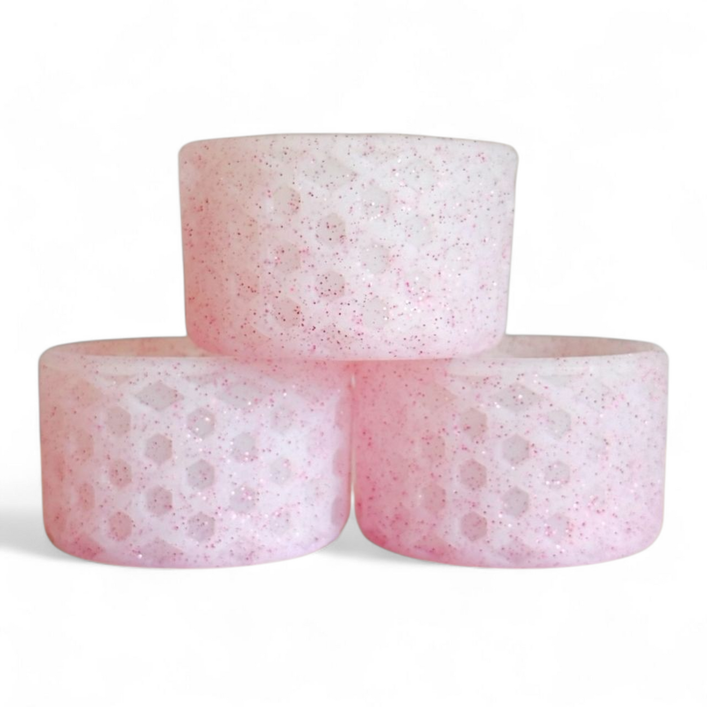 Pink Glitter WAFFLE Tumbler Boot -fits 20-40oz