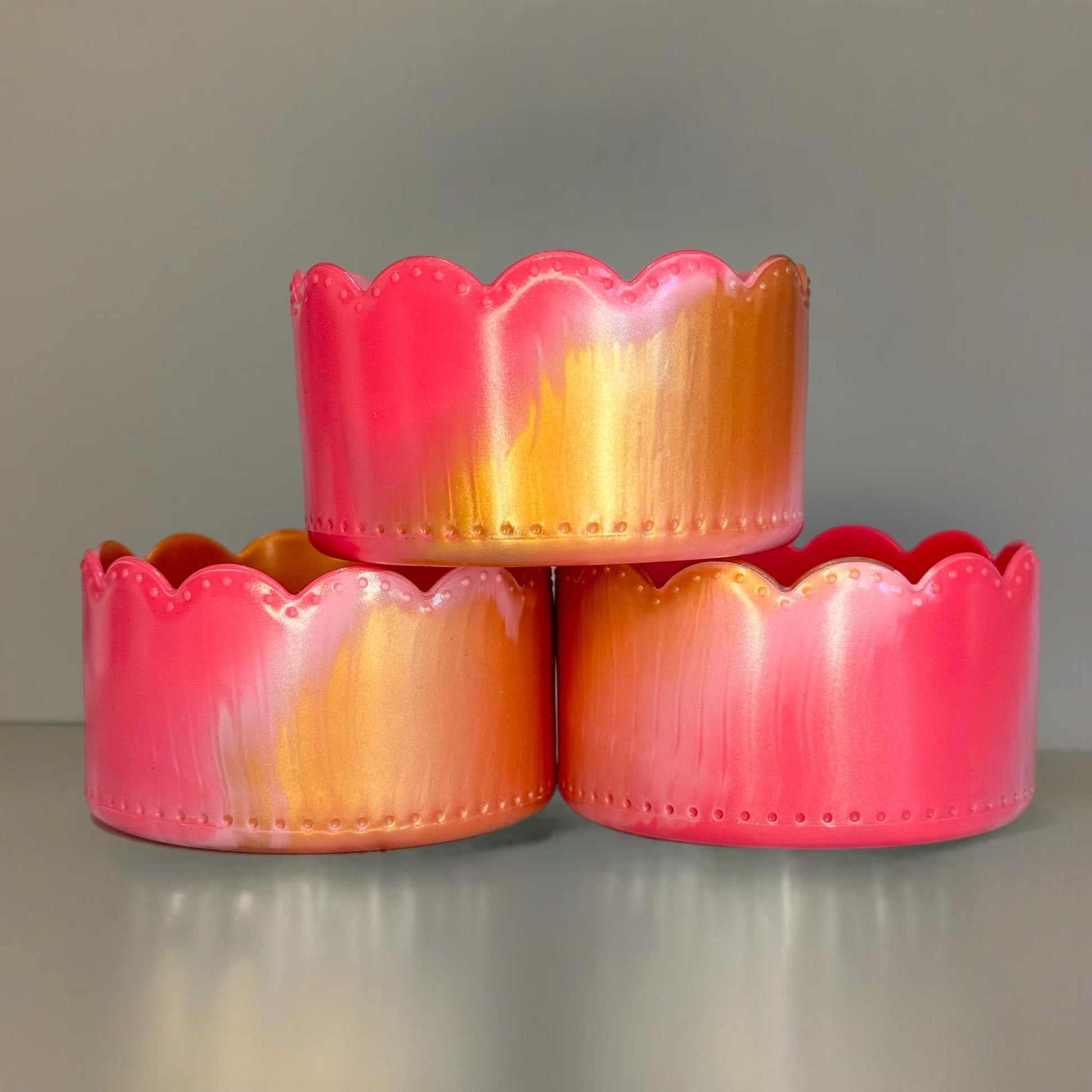 Pink Parade Remix Scallop Tumbler Boot -fits 20-40oz