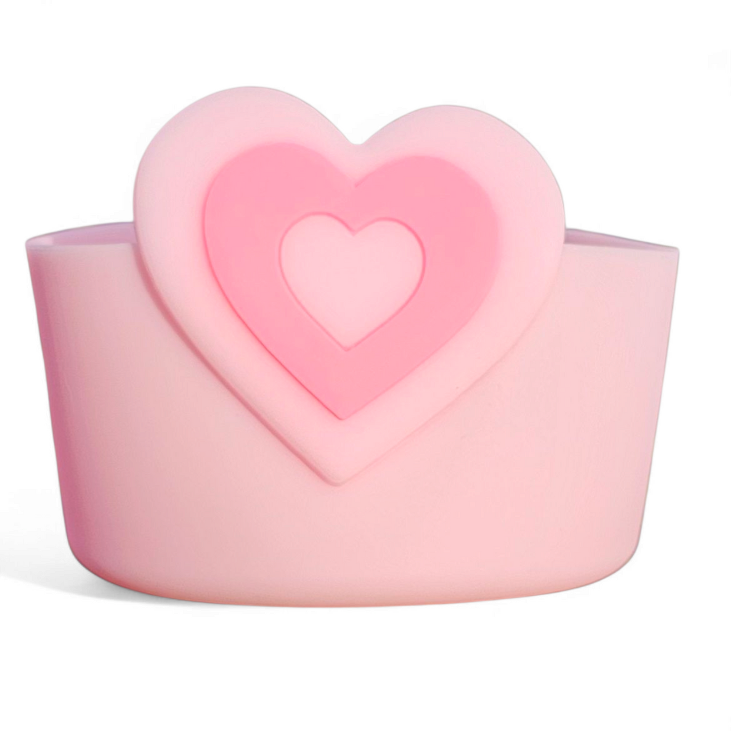 Light Pink Heart Silicone Tumbler Boot 