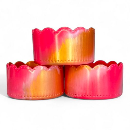 Pink Parade Remix Scallop Tumbler Boot -fits 20-40oz