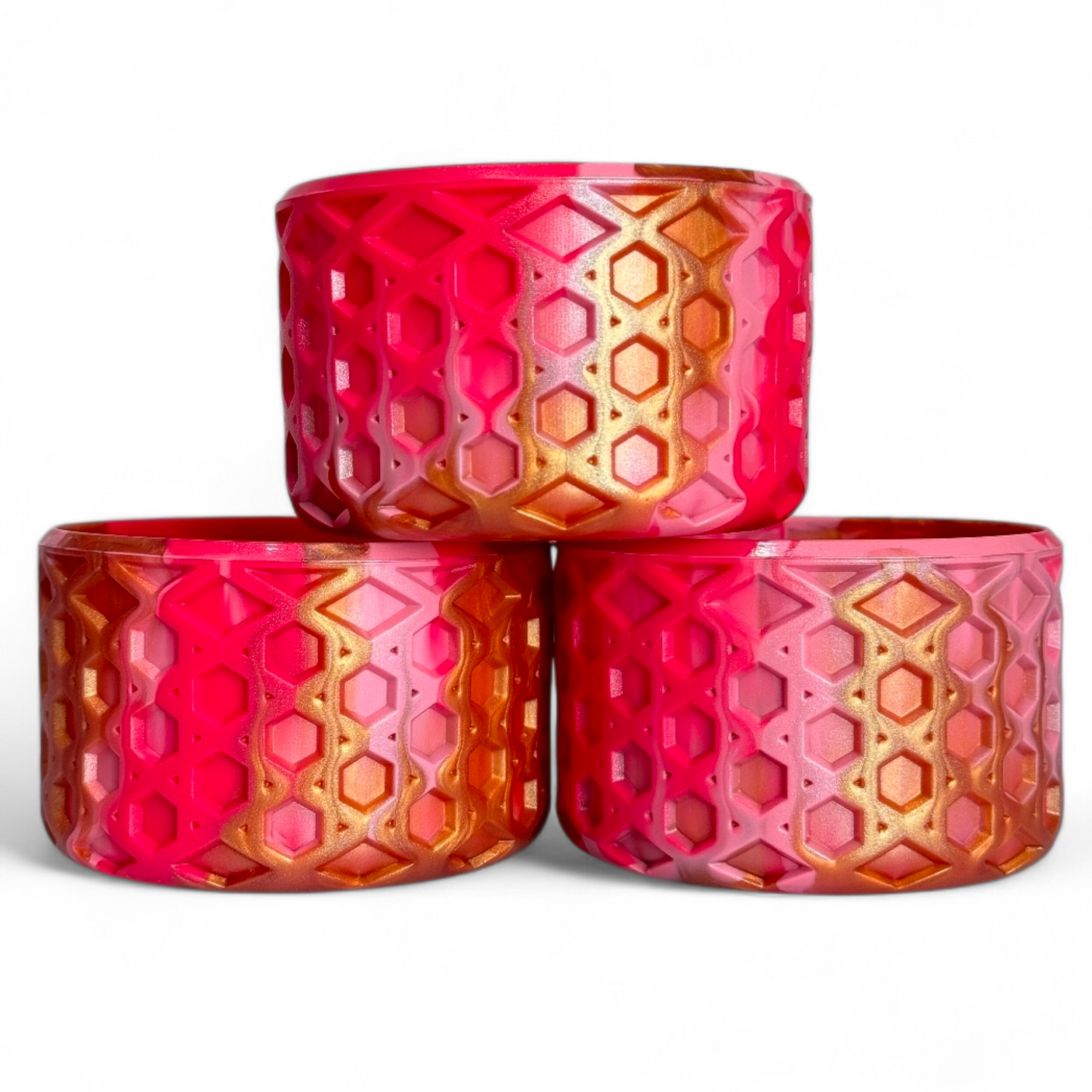 Pink Parade Shimmer Remix Waffle Tumbler Boot | Fits 20-40oz Tumblers 