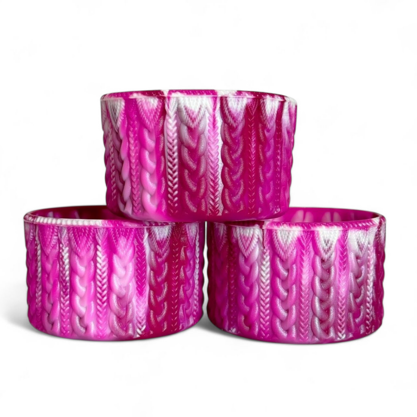 Punch Shimmer Remix MACRAME Tumbler Boot -fits 20-40oz