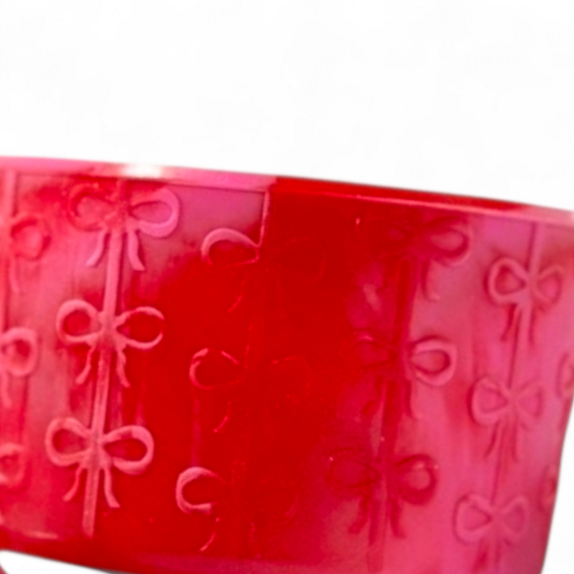 Red & Pink Coquette Bows Silicone Tumbler Boot