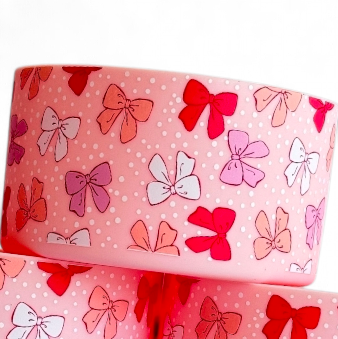 Girly Bows Silicone Tumbler Boot | Fits 20-40oz Tumblers 