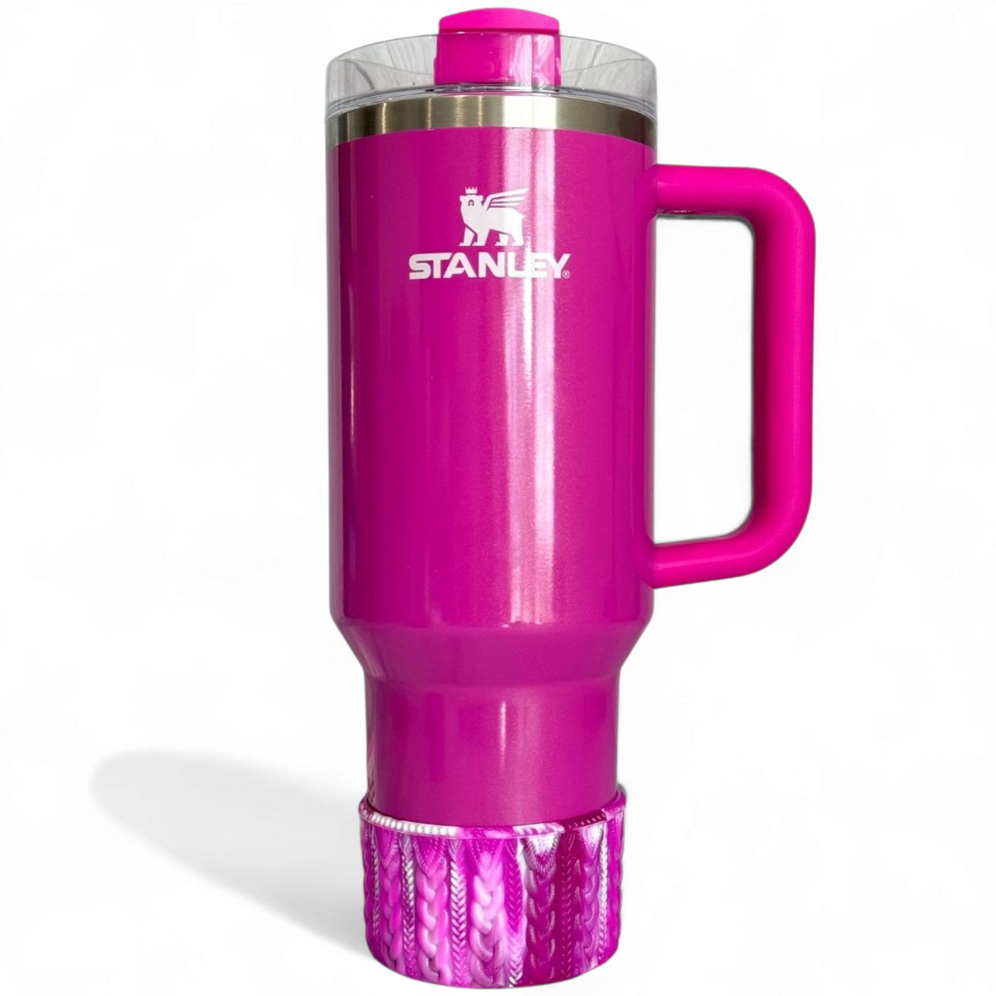 Punch Shimmer Remix MACRAME Tumbler Boot -fits 20-40oz on 40oz Stanley Tumbler 