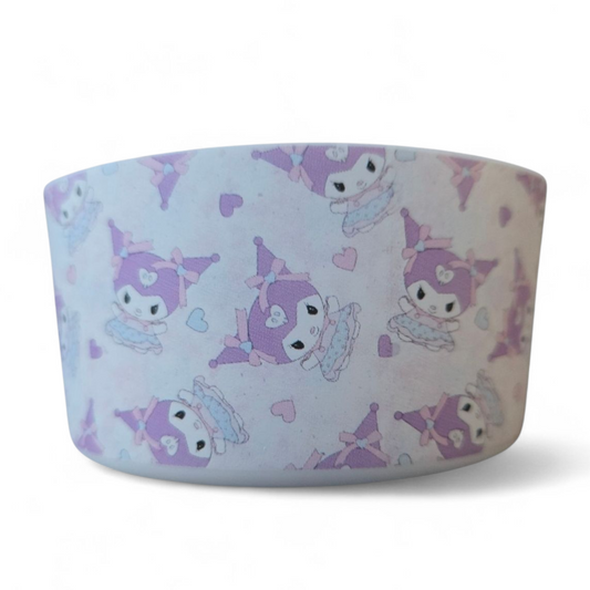 Purple Kuromi Silicone tumbler boot 