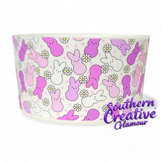 Purple Peeps Easter Bunny Silicone Tumbler Boot | Fits 20-40oz Tumblers 