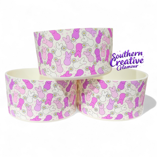 Purple Peeps Easter Bunny Silicone Tumbler Boot | Fits 20-40oz Tumblers 