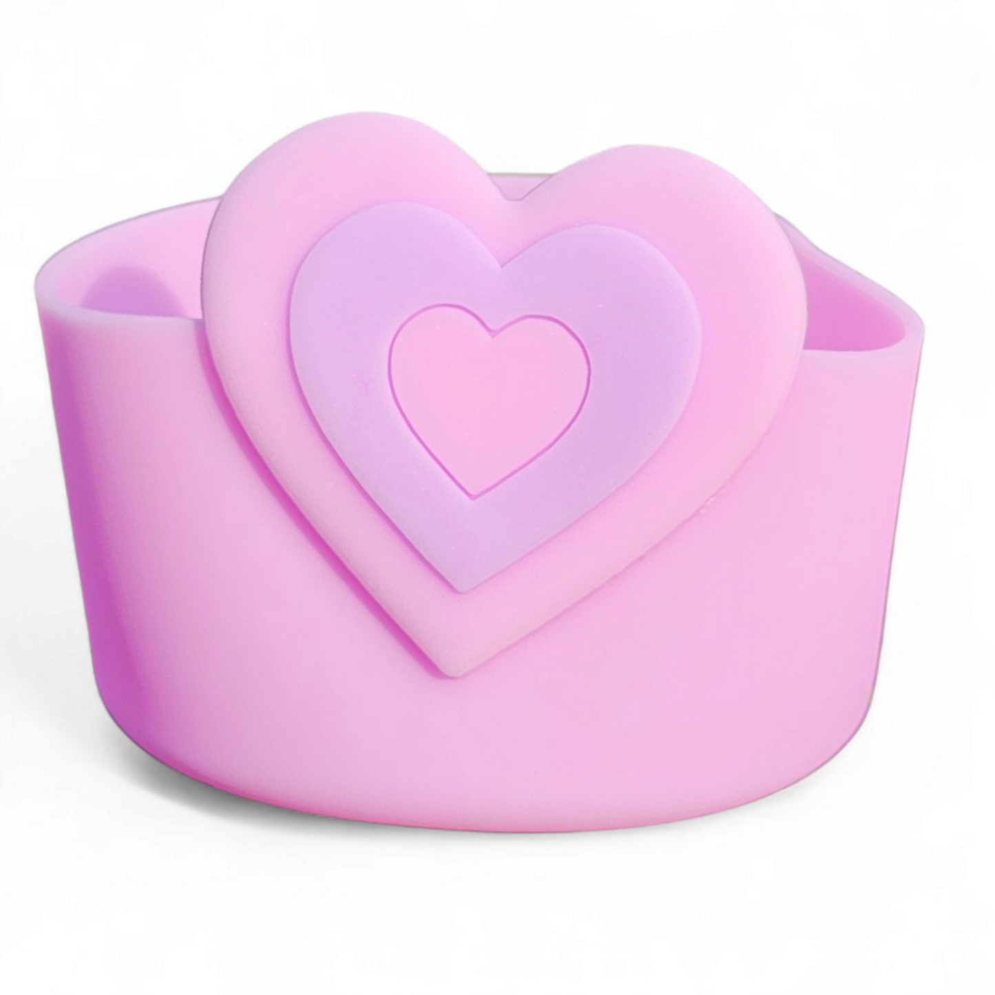 Purple Heart Silicone Tumbler Boot
