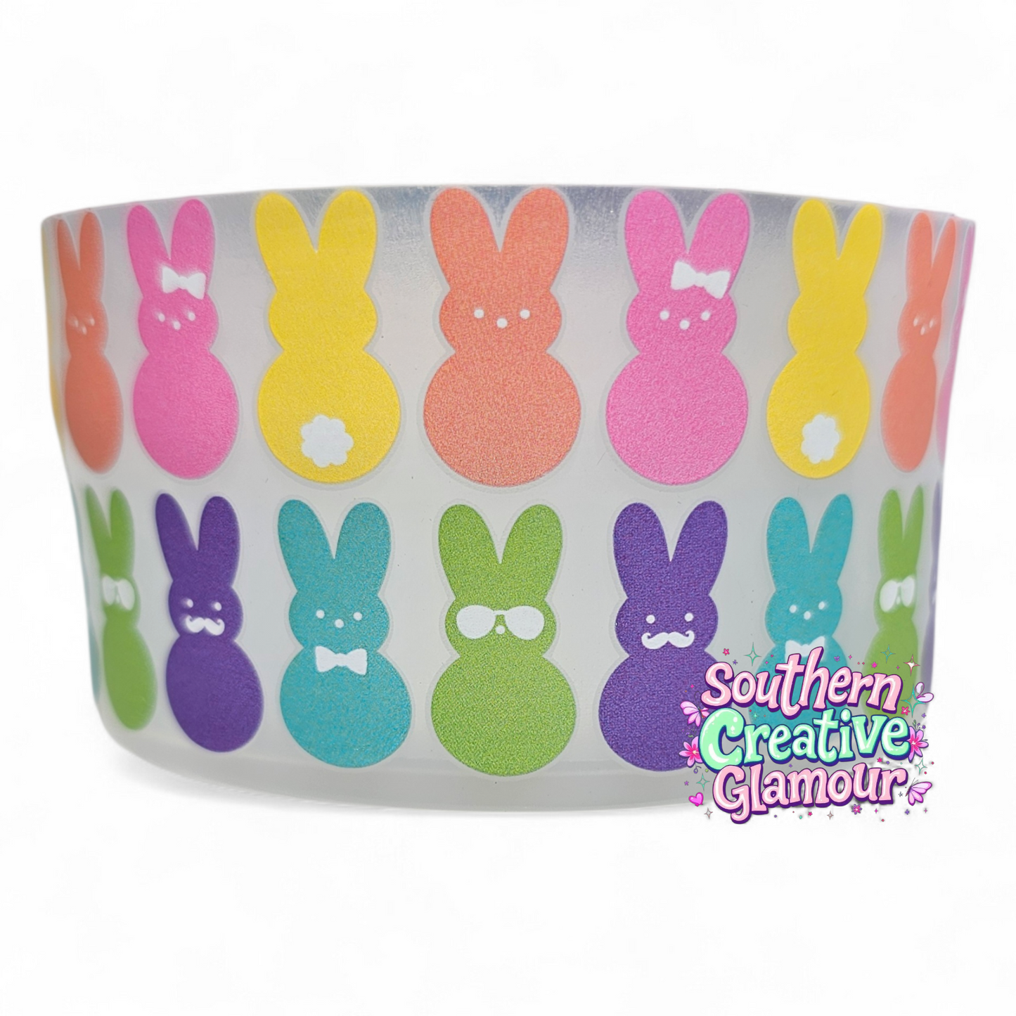 Rainbow Easter Peeps Silicone Tumbler Boot | Fits 20-40oz Tumblers