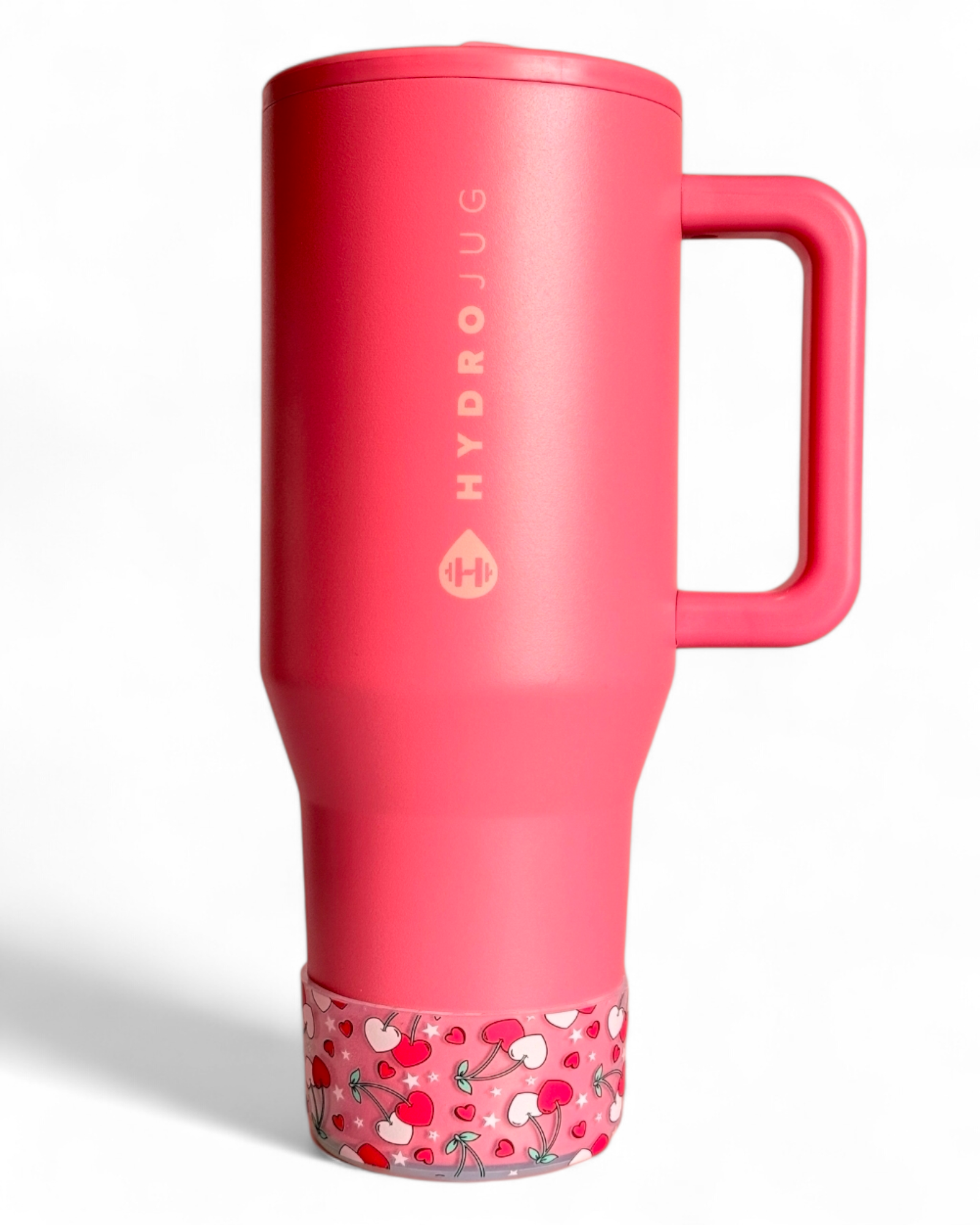 Valentine Cherry Hearts Silicone Tumbler Boot