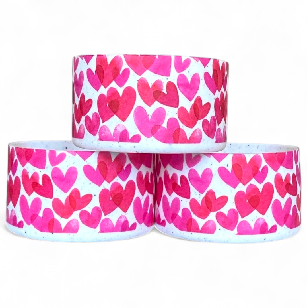 Painted Hearts Silicone Tumbler Boot | Fits 20-40oz Tumblers 