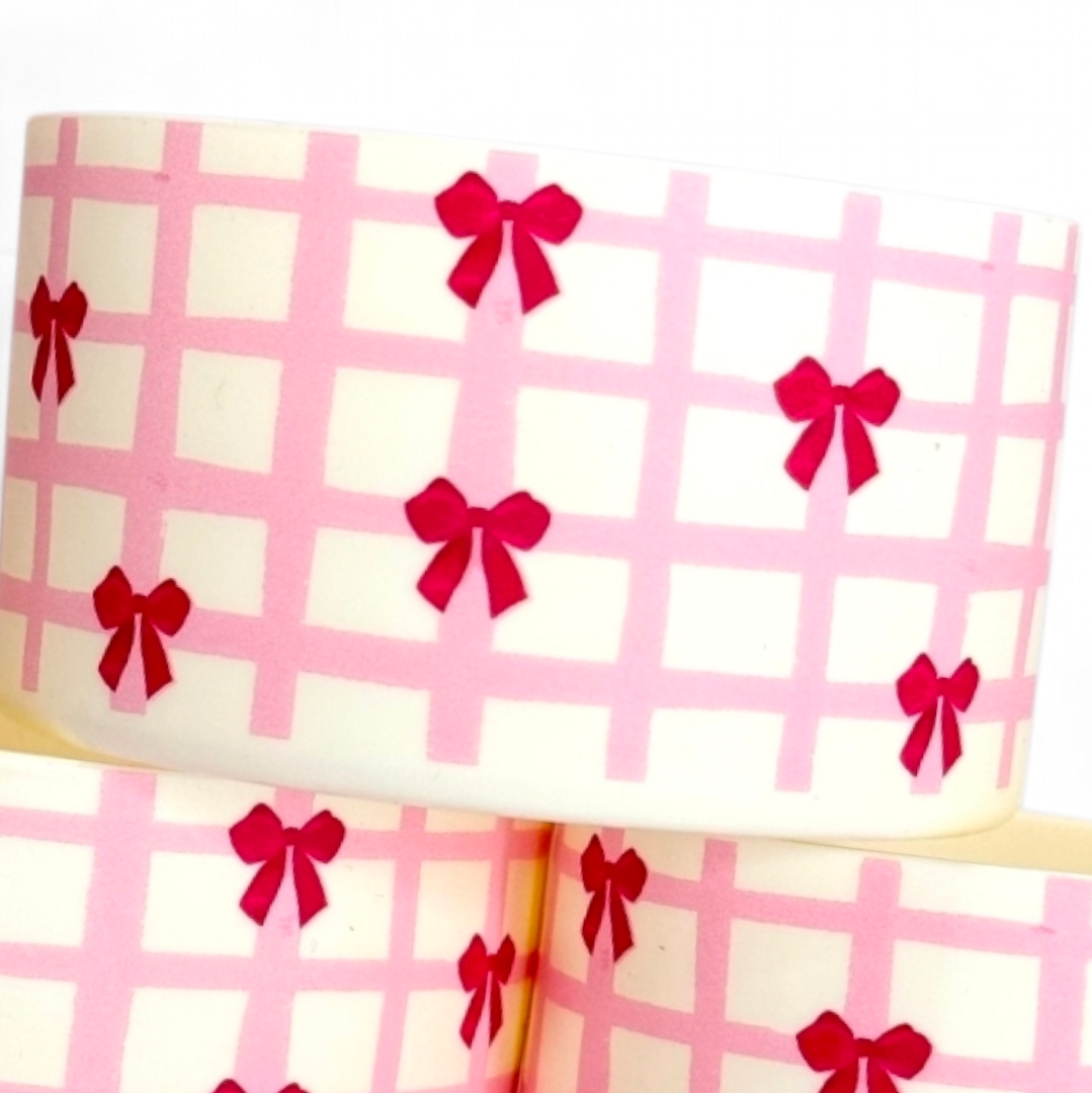 Rosy Ribbons Silicone Tumbler Boot | Fits 20-40oz Tumblers 
