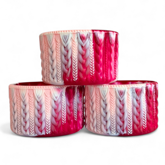 Cherry Coke Macrame Silicone Tumbler Boot | Fits 20-40oz Tumblers 