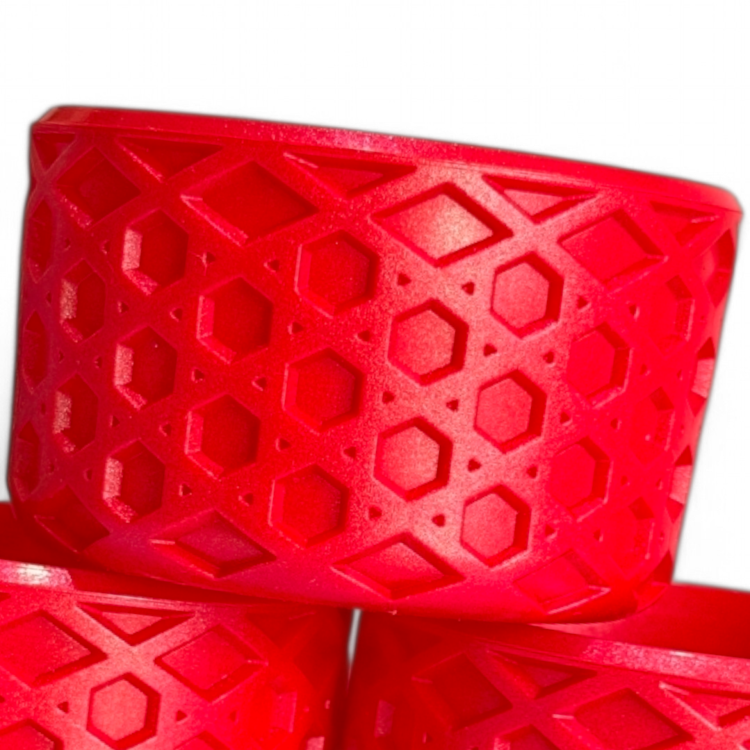 Red Shimmer Waffle Silicone Tumbler Boot | Fits 20-40oz Tumblers 