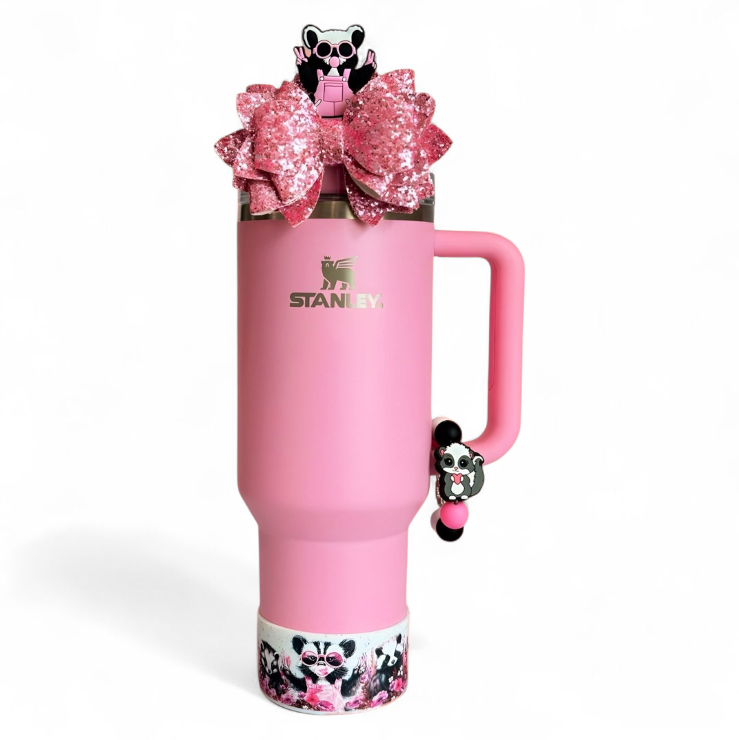 Lovey Skunk Bracelet - Tumbler Handle Charm
