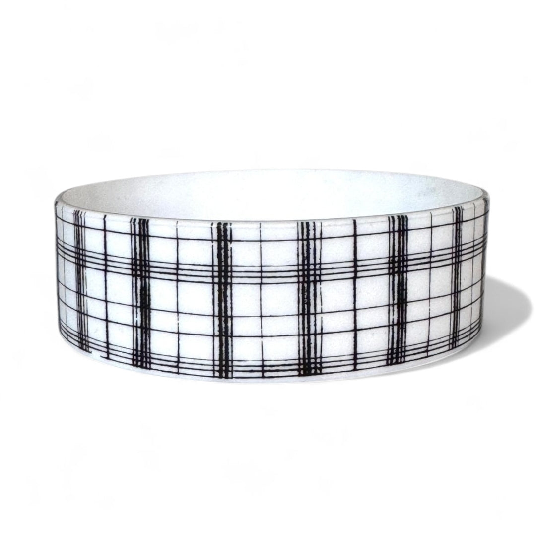 Black and White country plaid 50oz Bertha Boot for Simple Modern Tumblers NEW!