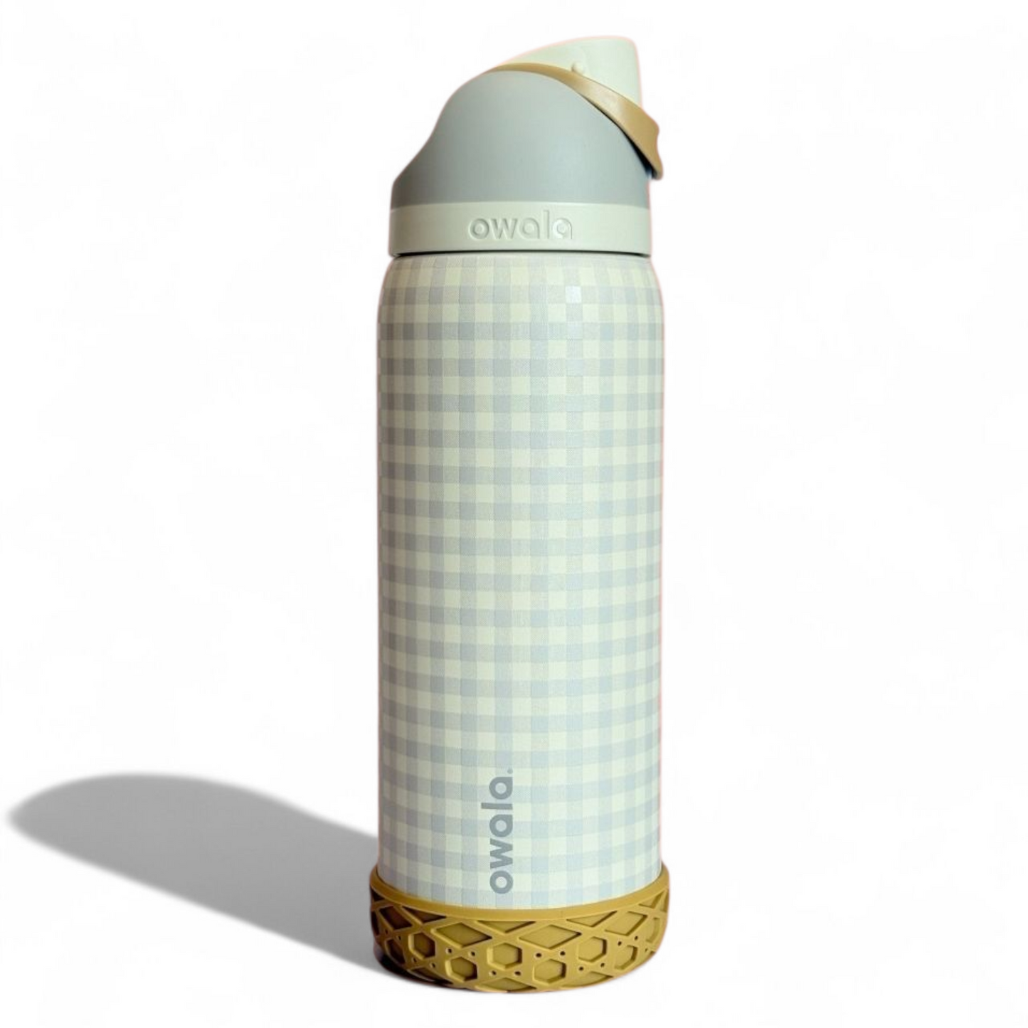 Mustard 3.25” Shorty Tumbler Boot on Owala Free Sip 