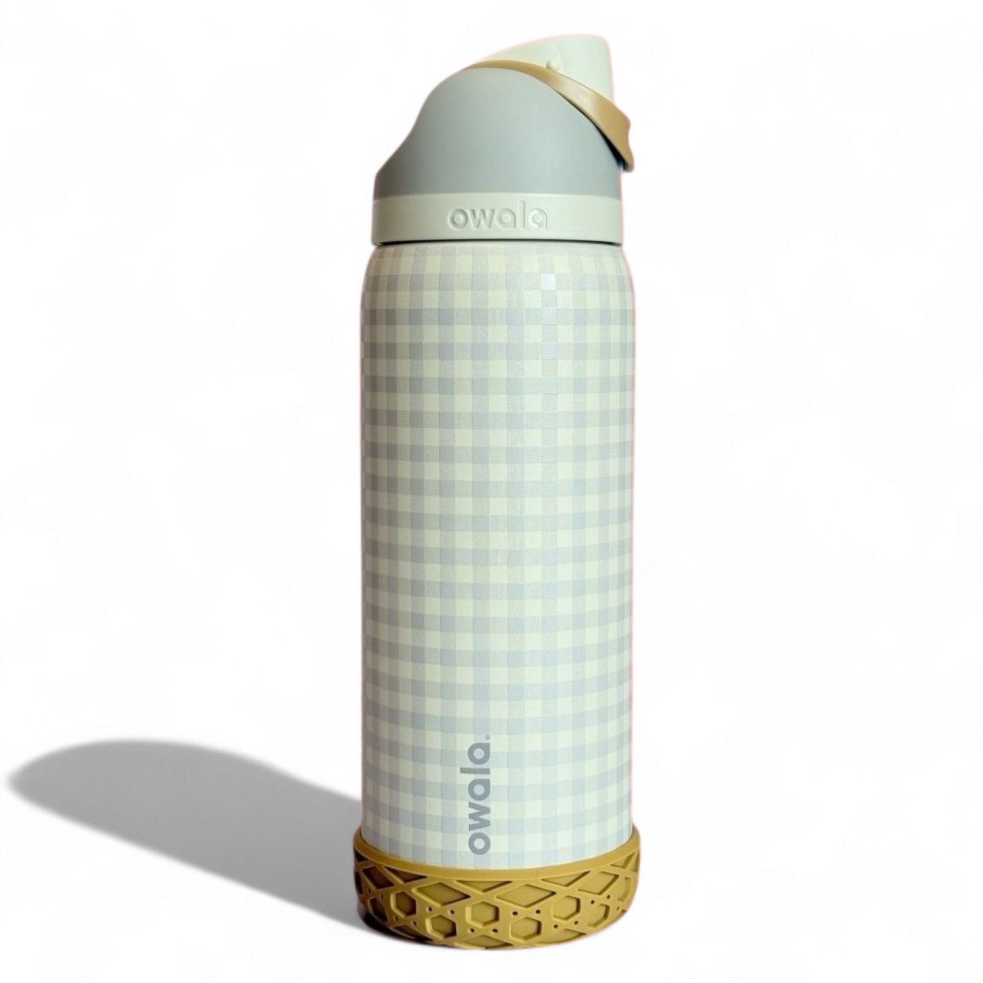 Mustard 3.25” Shorty Tumbler Boot on Owala Free Sip 