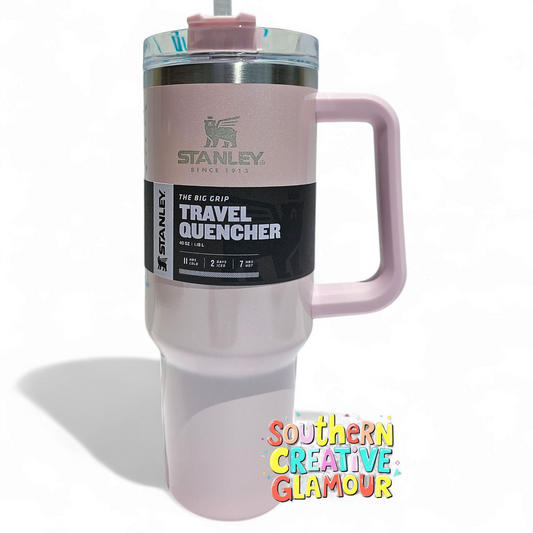 Target Exclusive 40oz OG Stanley Quencher | Pearlescent Pink Parfait
