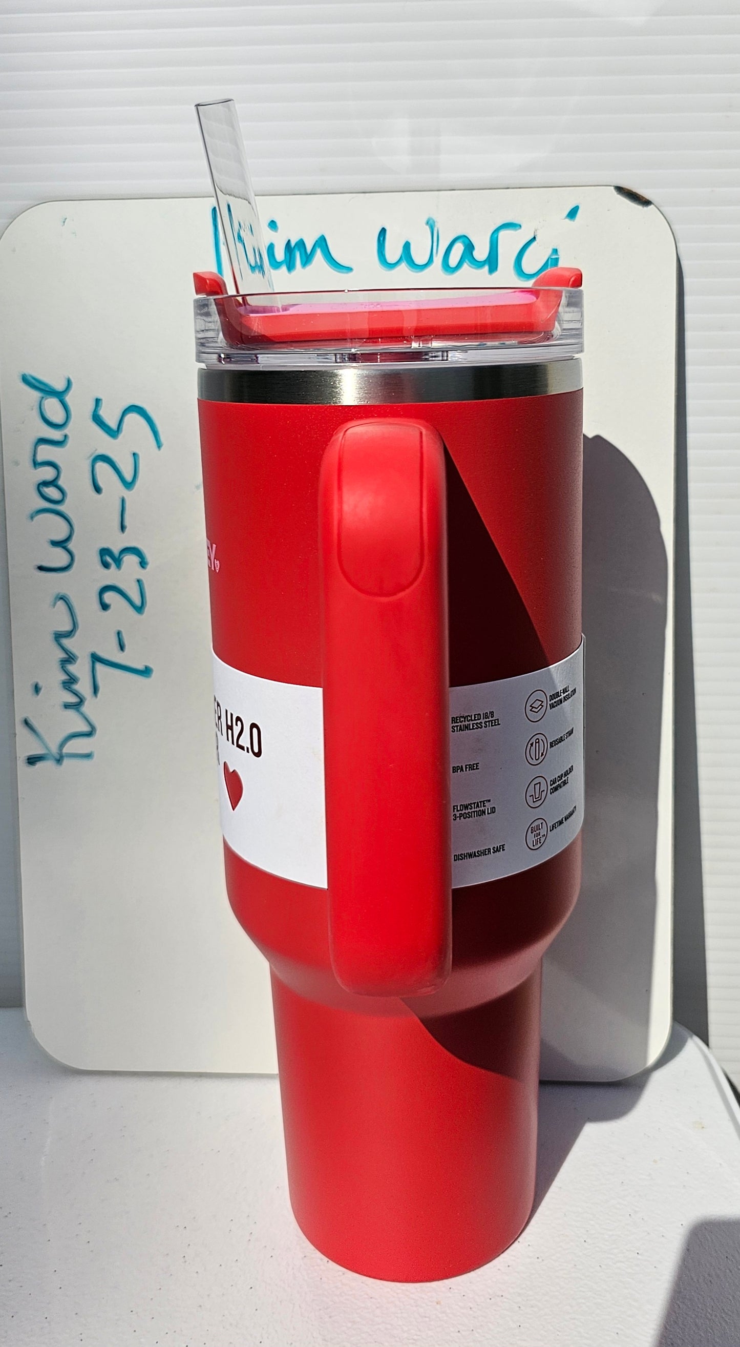 Target Exclusive Valentine's Day 40oz Stanley Quencher | Target Red