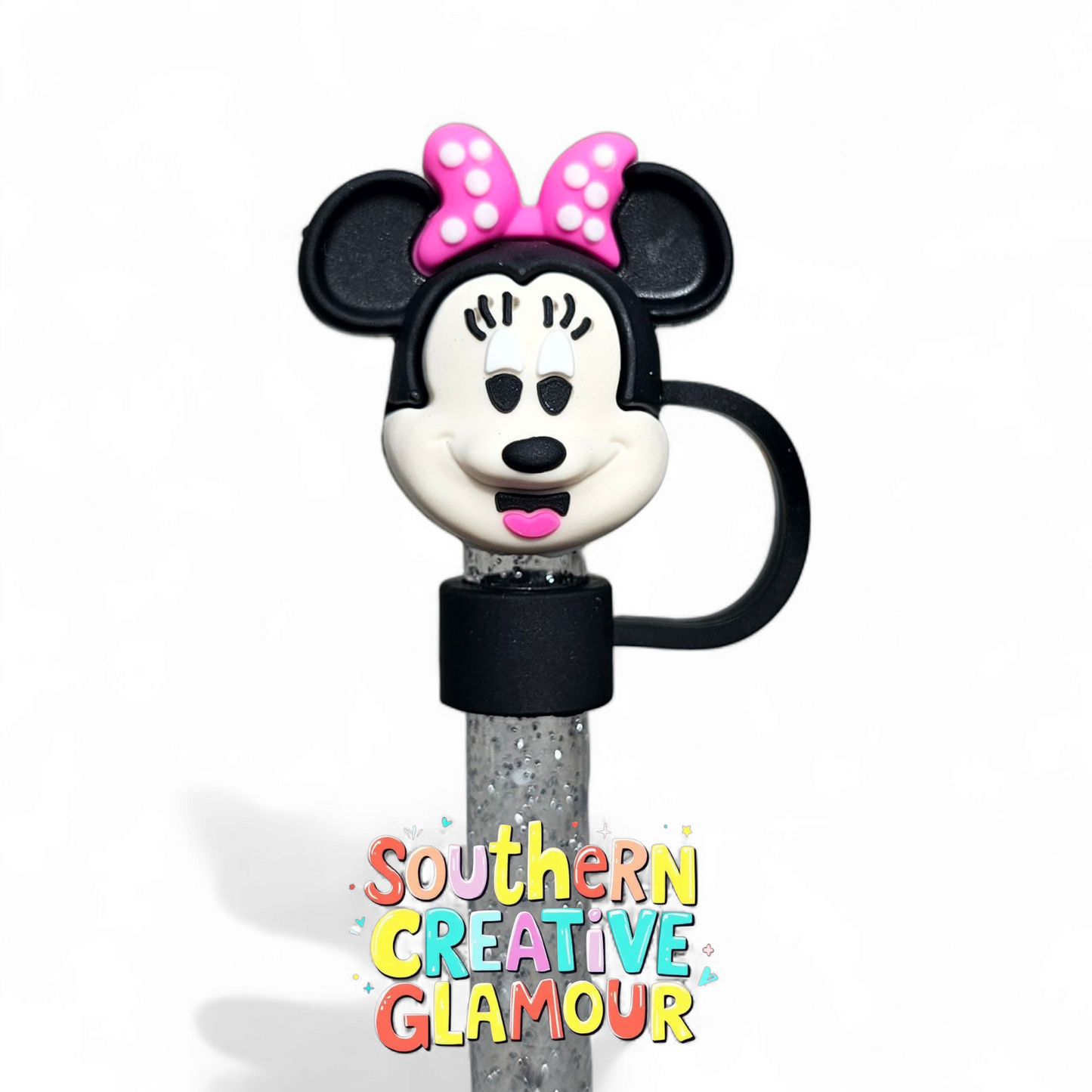 Mickey Mouse Inspired Silicone 10mm Straw Toppers