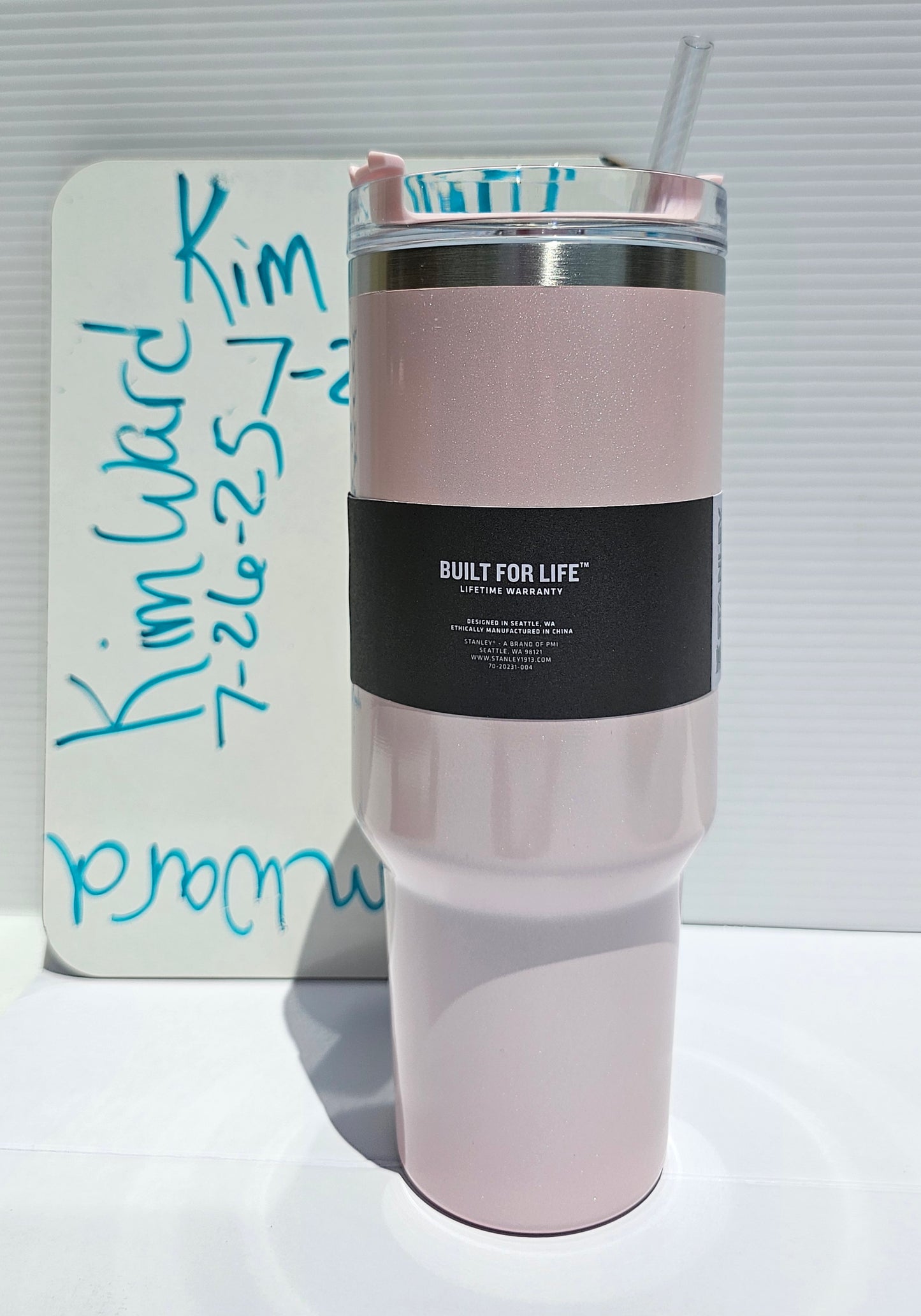 Target Exclusive 40oz OG Stanley Quencher | Pearlescent Pink Parfait