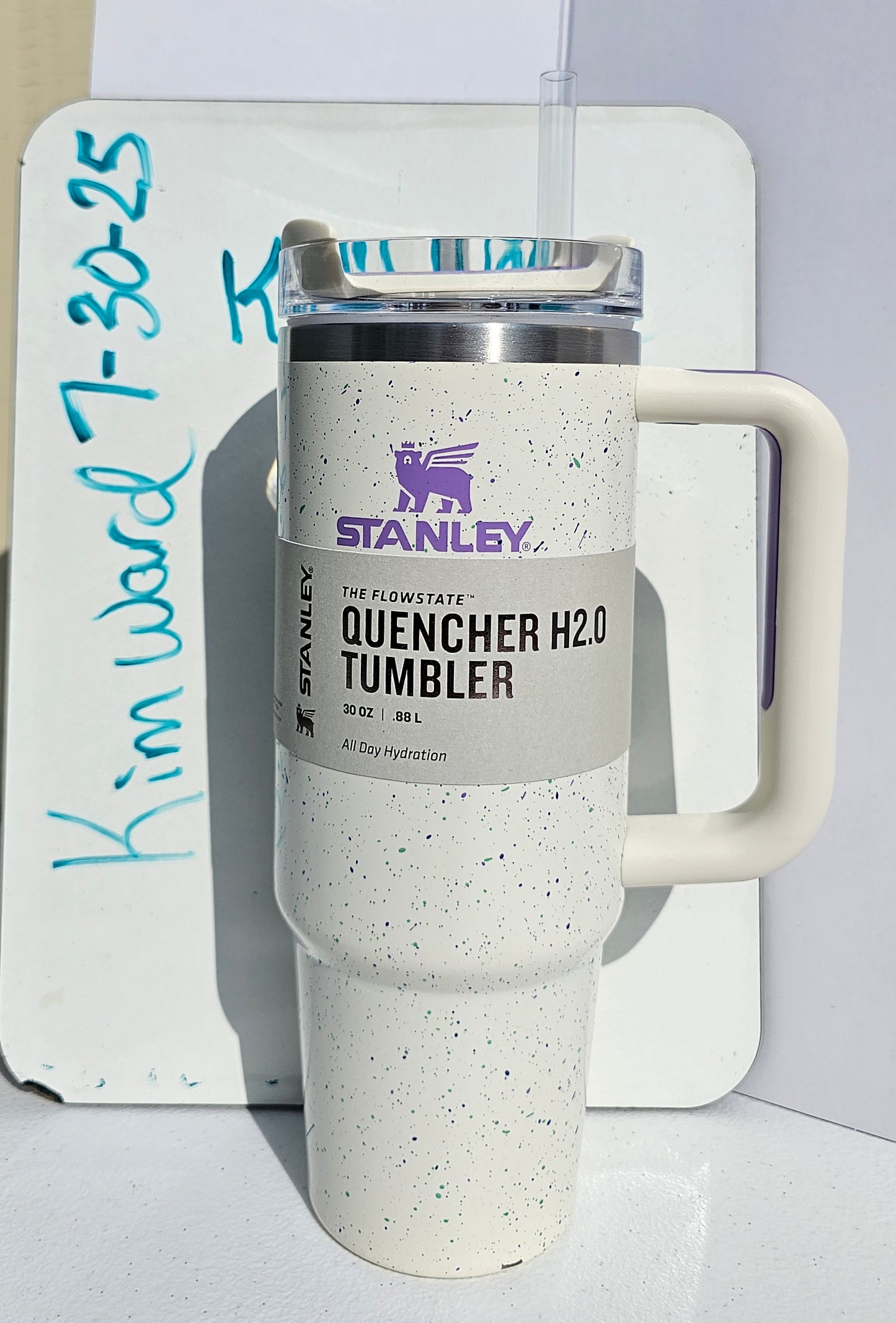 Stanley 30oz Quencher Tumbler - Cream Speckle