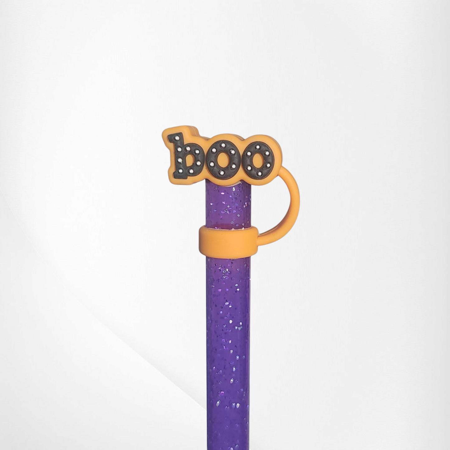 Halloween 3D Silicone Straw Toppers