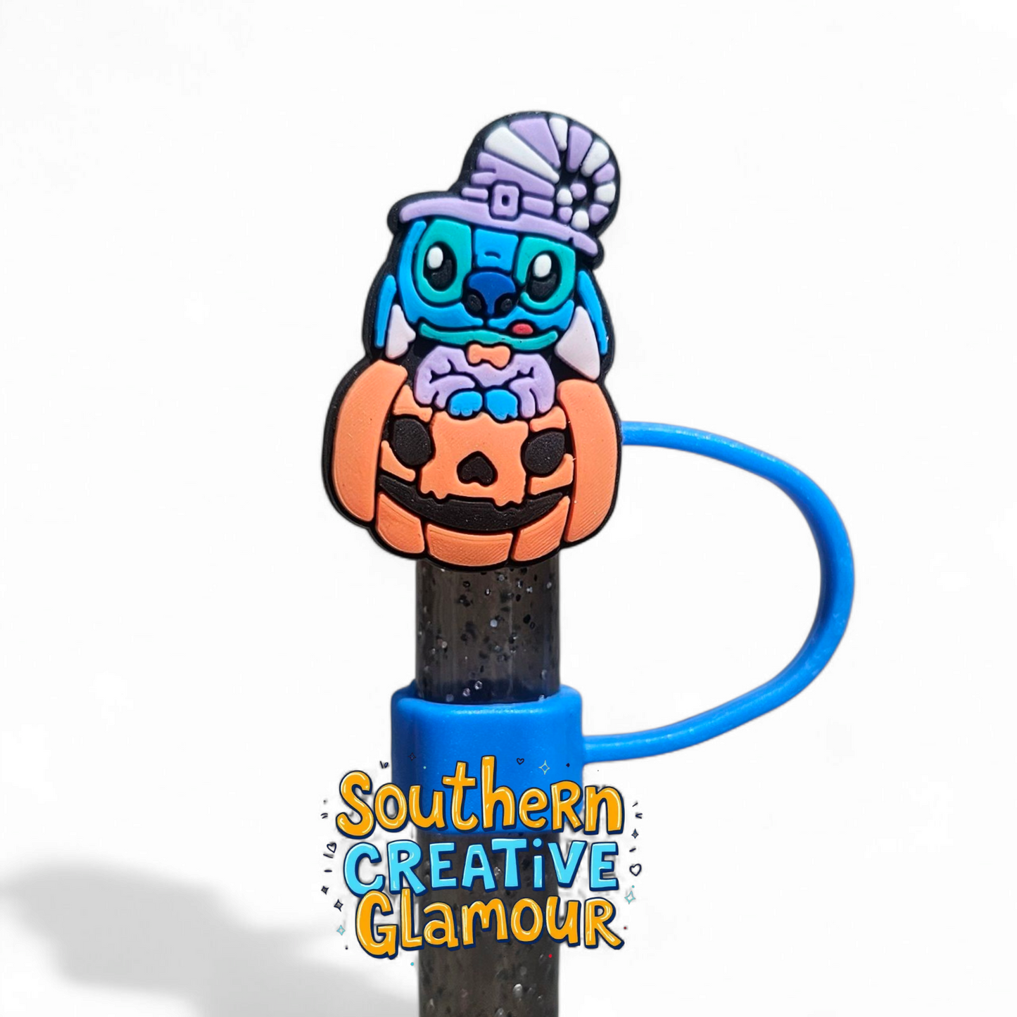 Lilo x Witch Inspired Halloween Silicone 10mm Straw Toppers by Southern Creative Glamour 