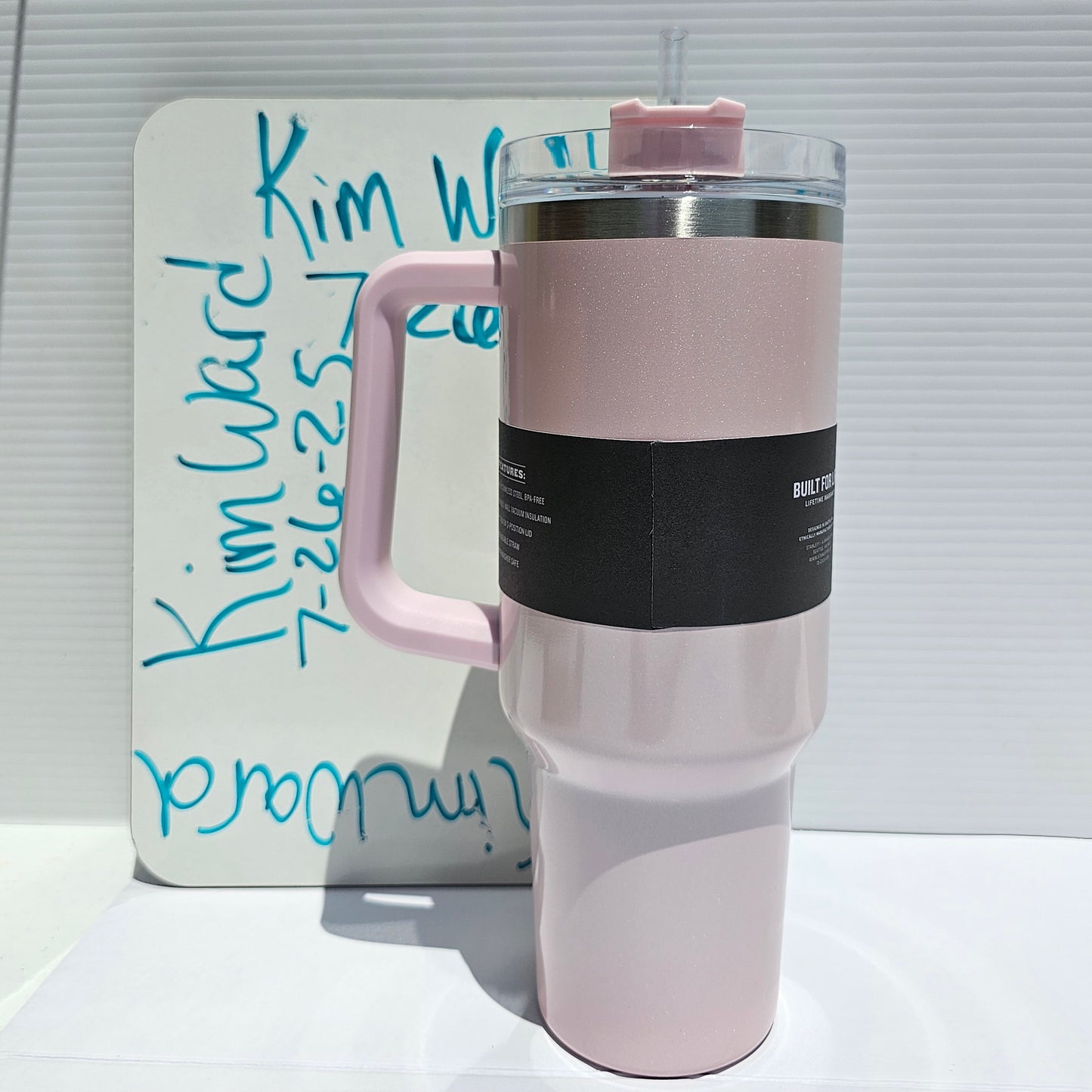 Target Exclusive 40oz OG Stanley Quencher | Pearlescent Pink Parfait