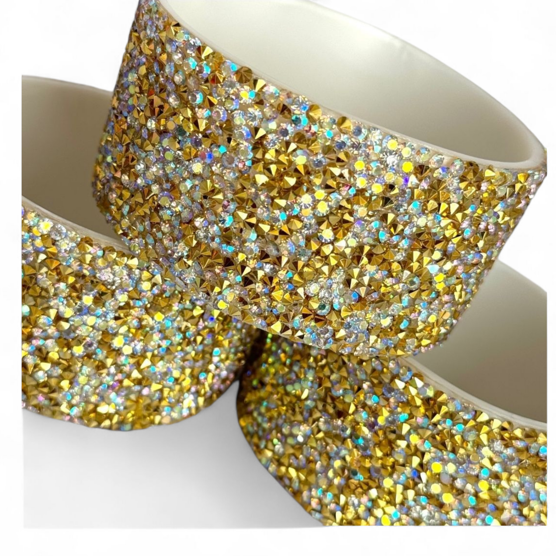 Ice Gold Druzy BLING Tumbler Boot -fits 40oz New!