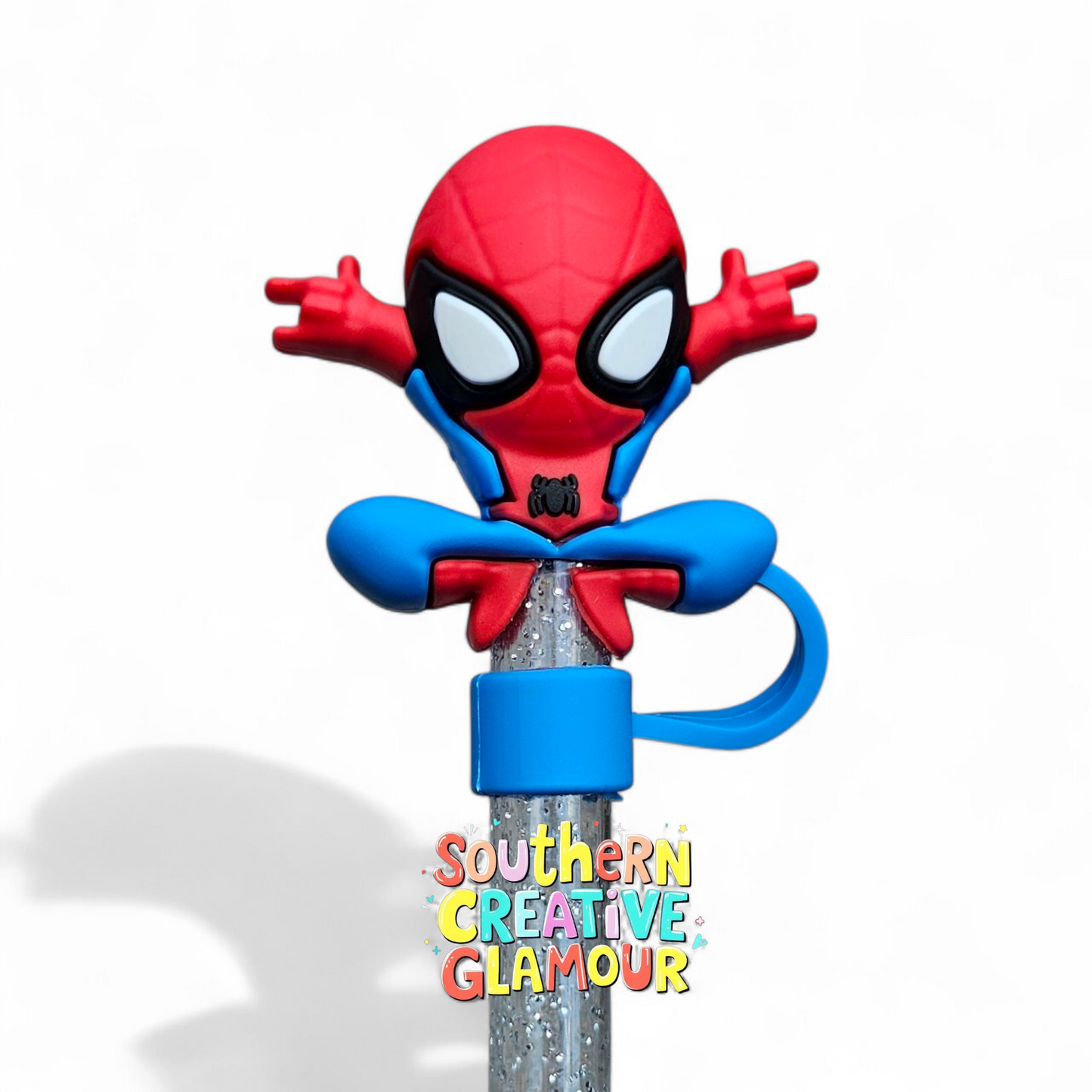 Spidey Man 10mm Straw Toppers