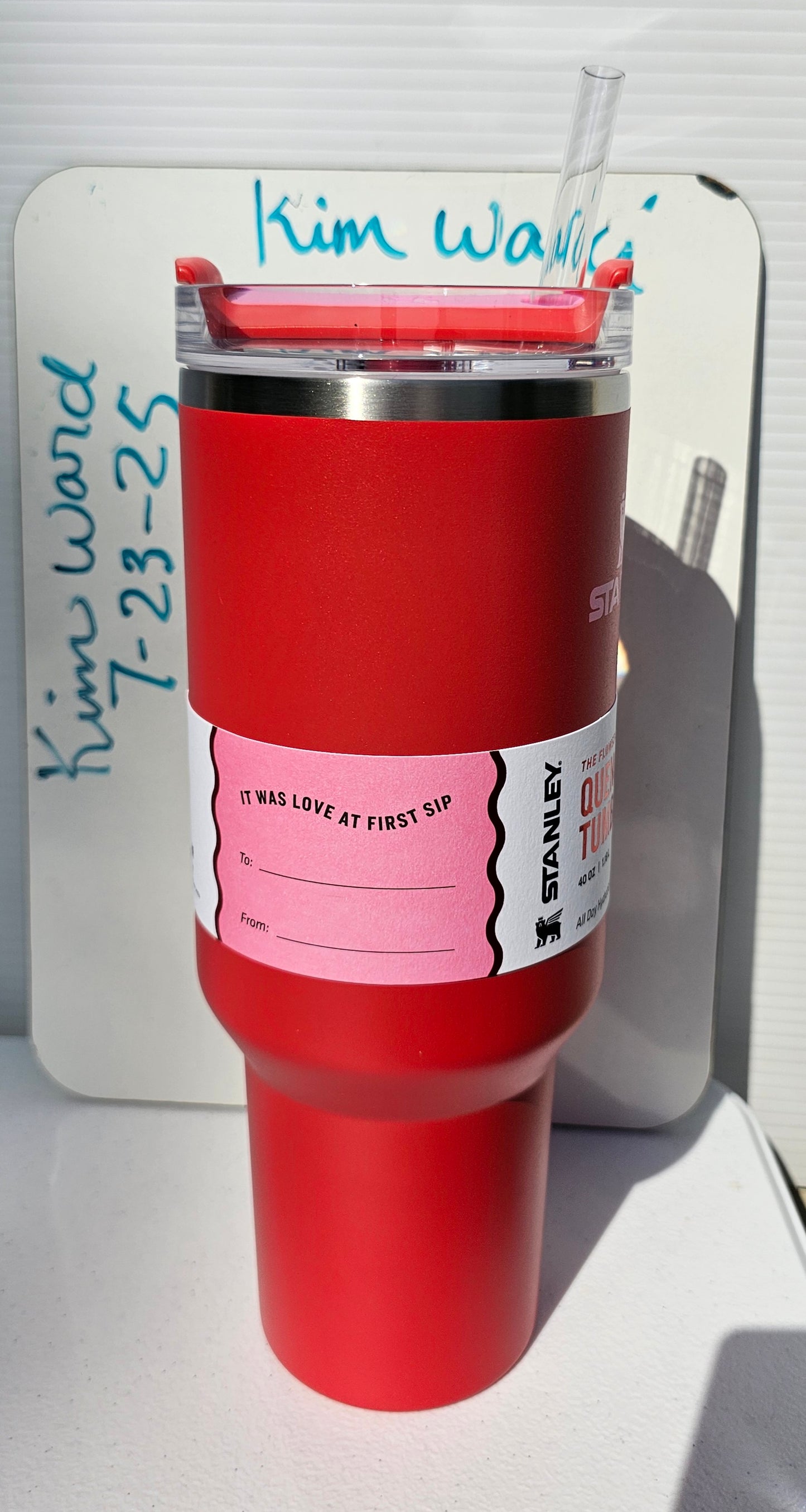 Target Exclusive Valentine's Day 40oz Stanley Quencher | Target Red