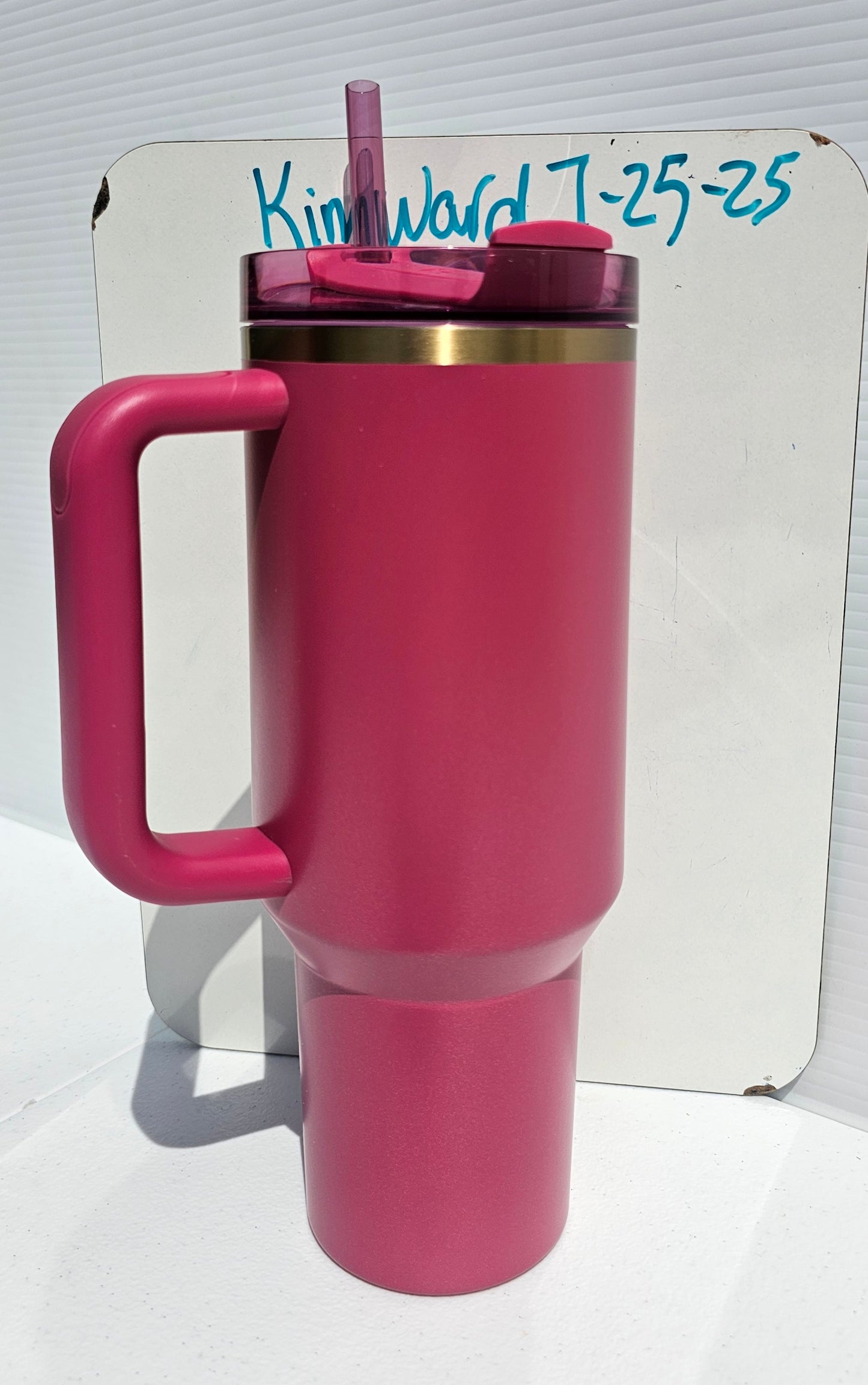 Starbucks Stanley 40oz Tumbler | Berry Pink Glitter
