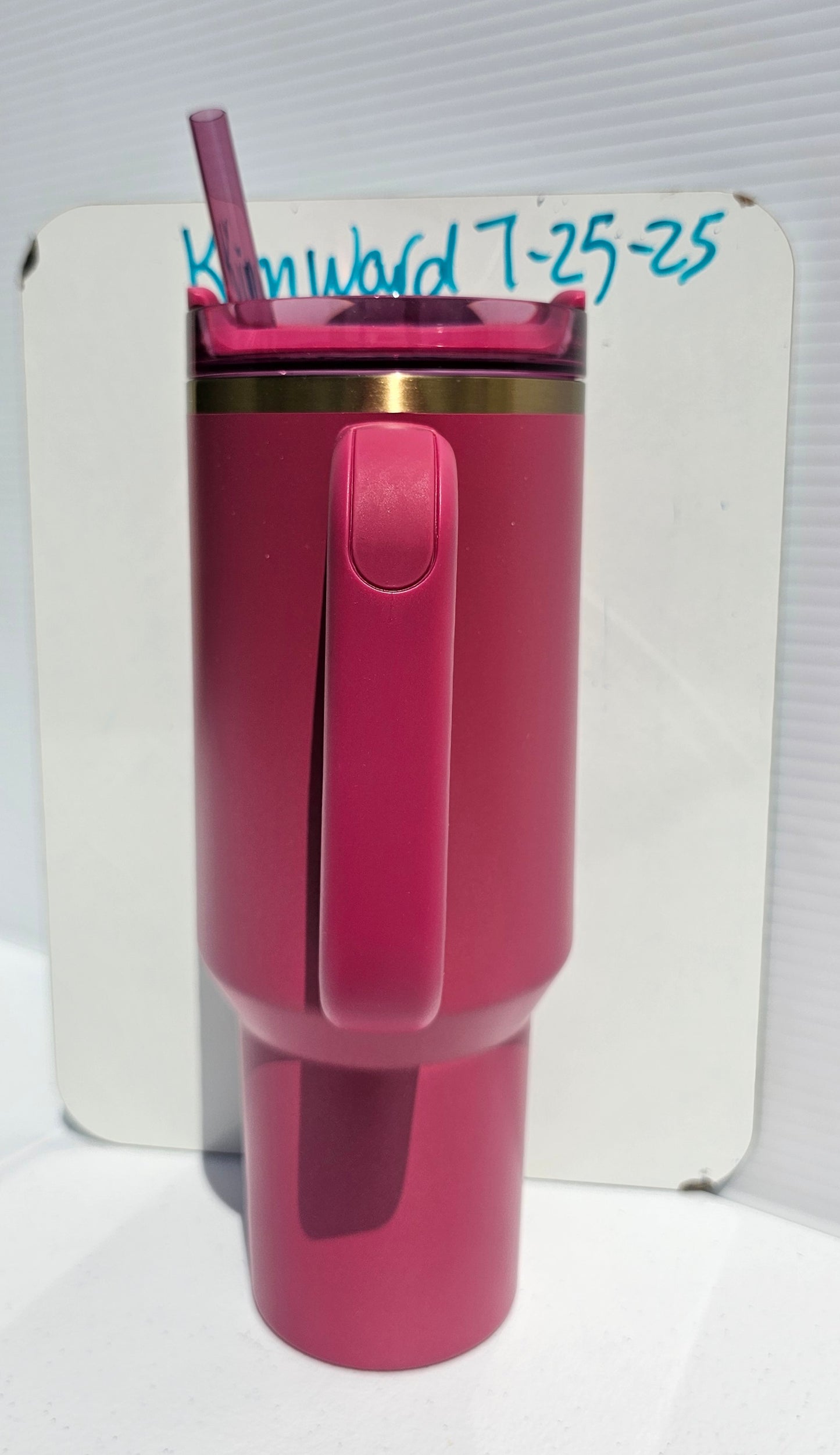 Starbucks Stanley 40oz Tumbler | Berry Pink Glitter