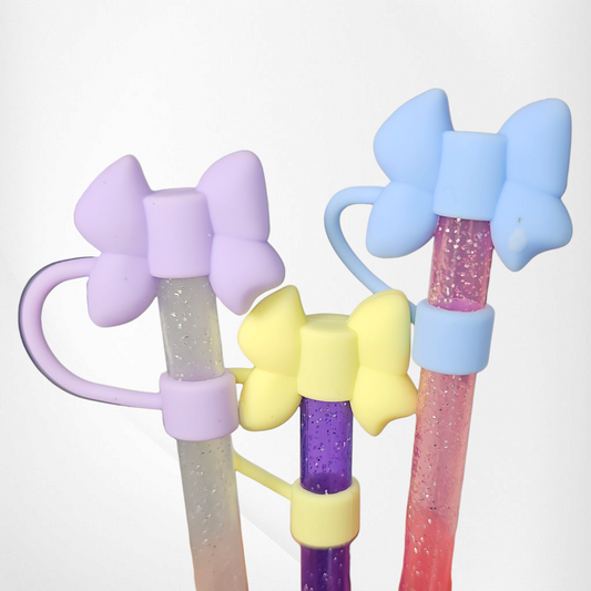 Coquette BOW 3D Silicone Straw Topper