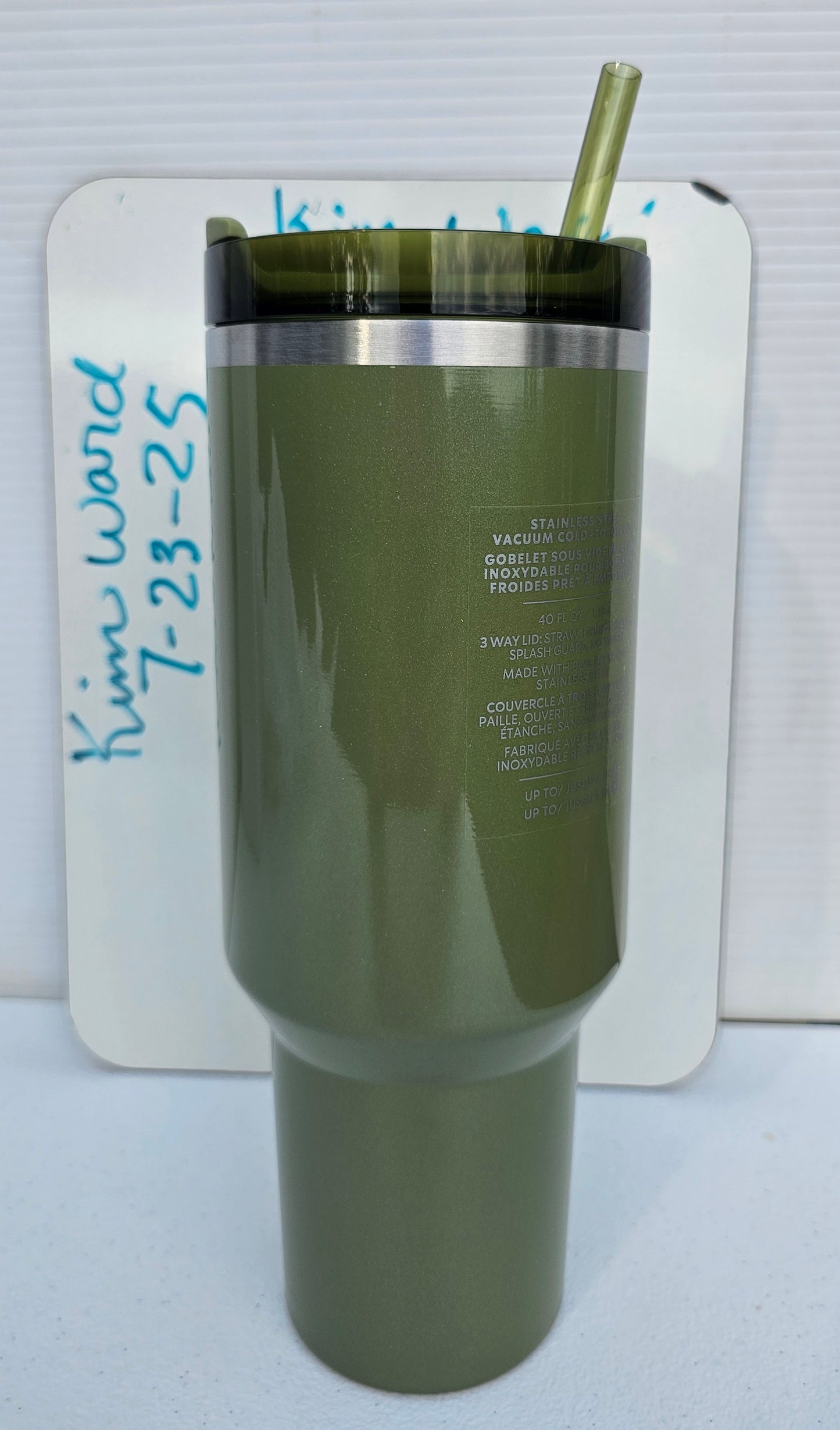 Starbucks Stanley 40oz Tumbler | Olive Green Pearl