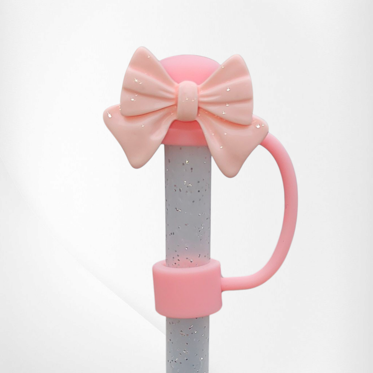 Girly Girl Coquette Bow Straw Toppers - Fits Brumate
