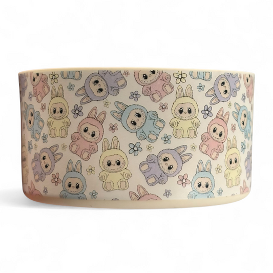Pastel Labubu inspired Silicone Tumbler Boot 