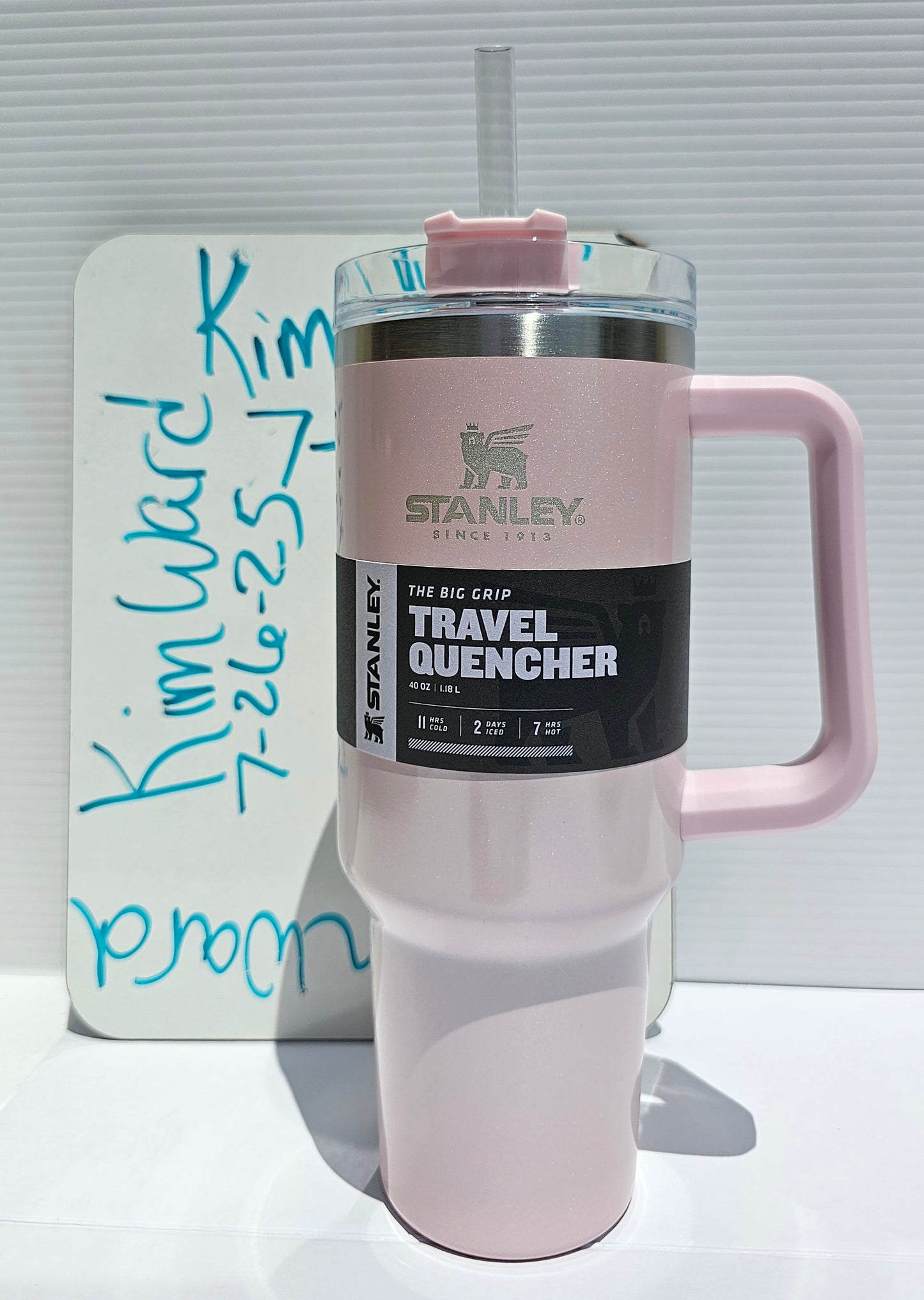Target Exclusive 40oz OG Stanley Quencher | Pearlescent Pink Parfait