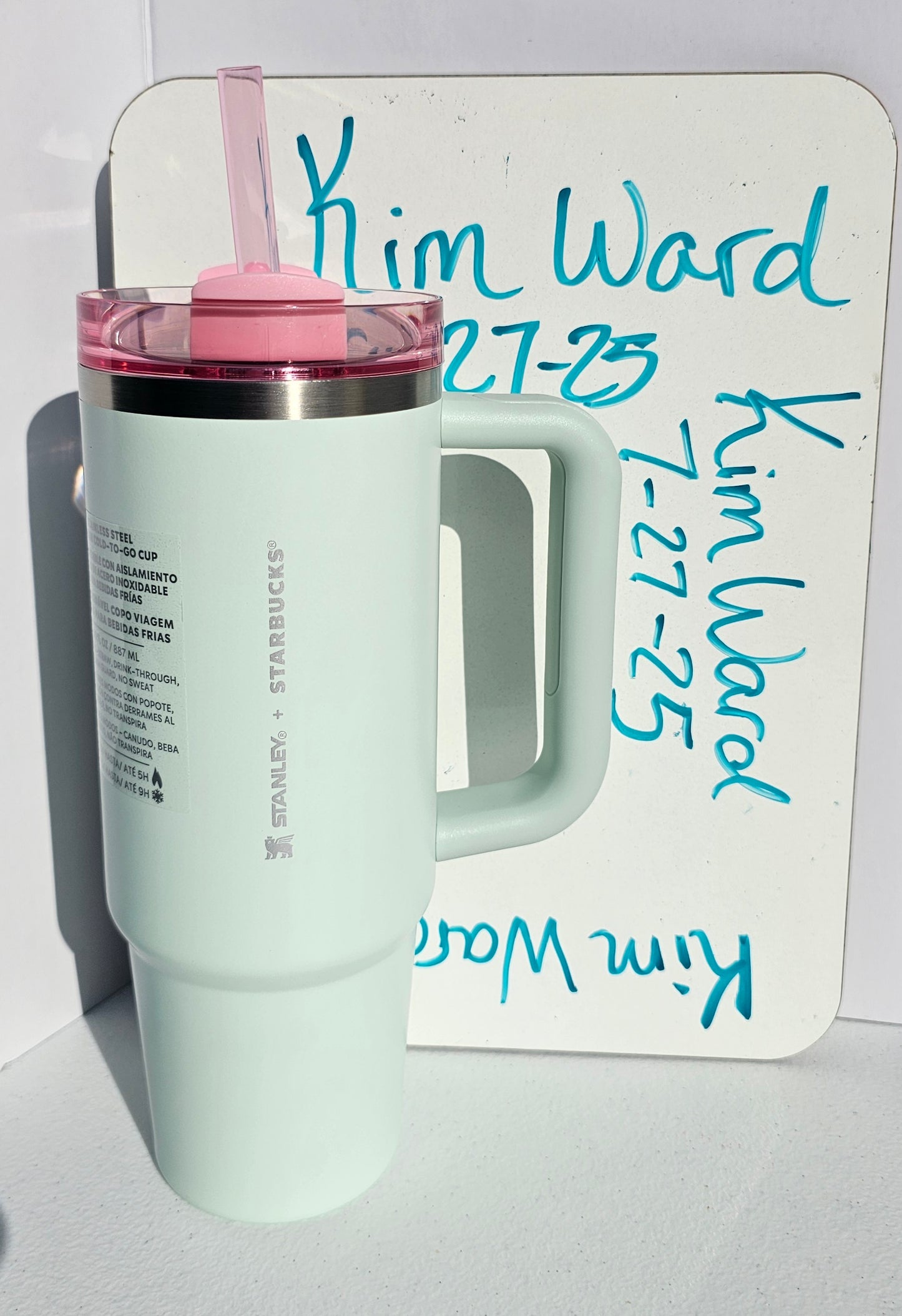 Mexico Stanley Starbucks 30oz Quencher | Mint & Pink