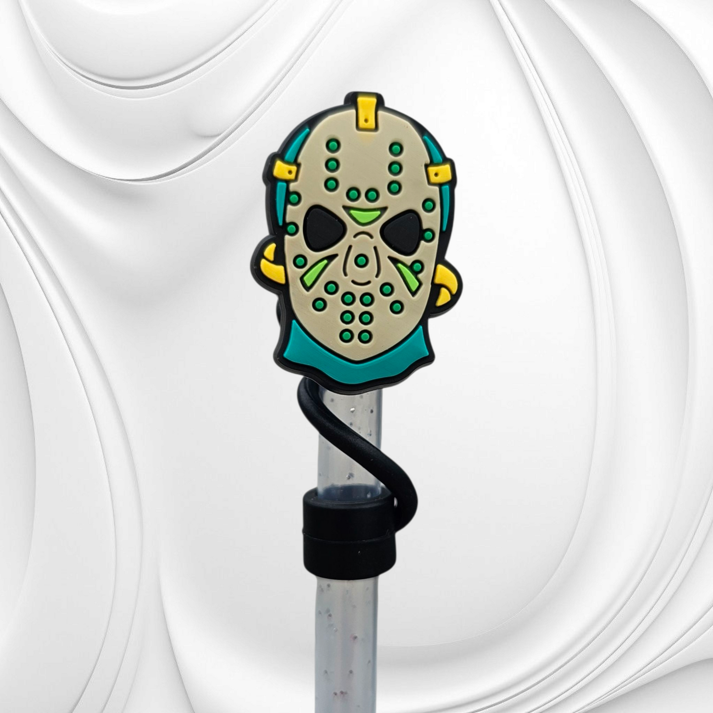 St. Patrick's Day Psycho Friends 8mm Silicone Straw Toppers