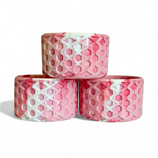 Strawberry Swirl WAFFLE Tumbler Boot -fits 20-40oz