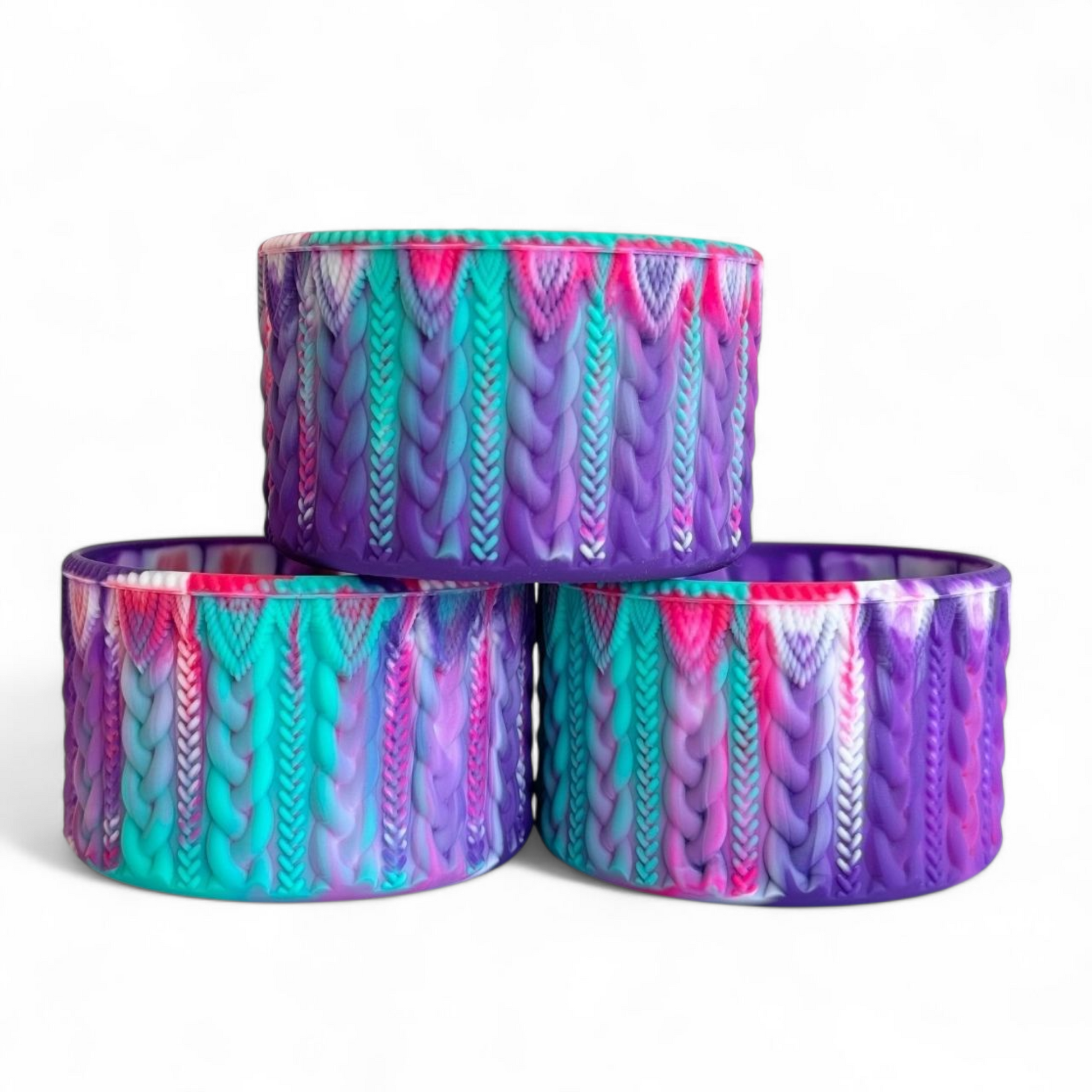 TROPICAL PASSION MACRAME Tumbler Boot -fits 20-40oz