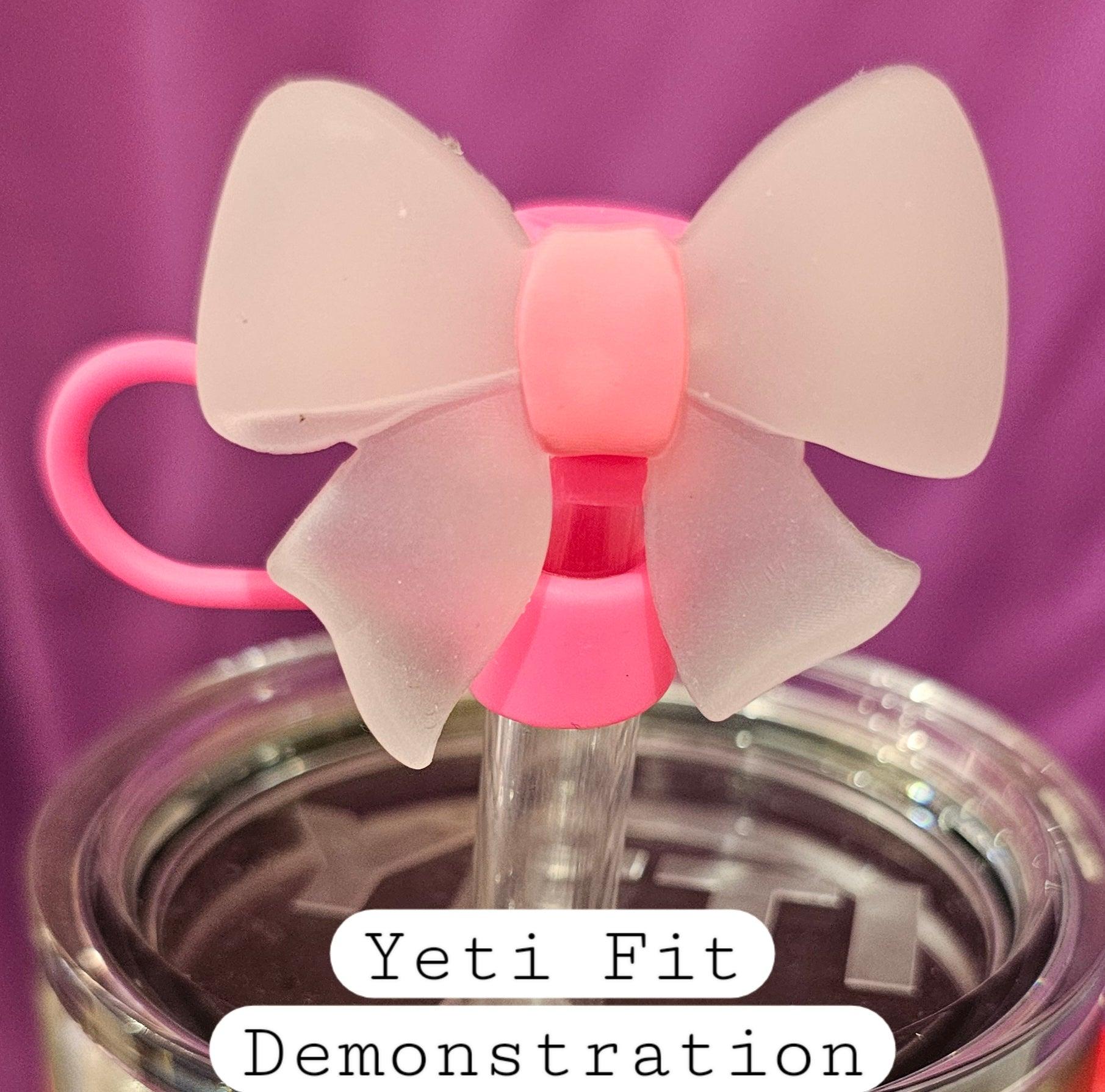 Pink Glow in The Dark Ribbon Bow - Southern Creative Glamour