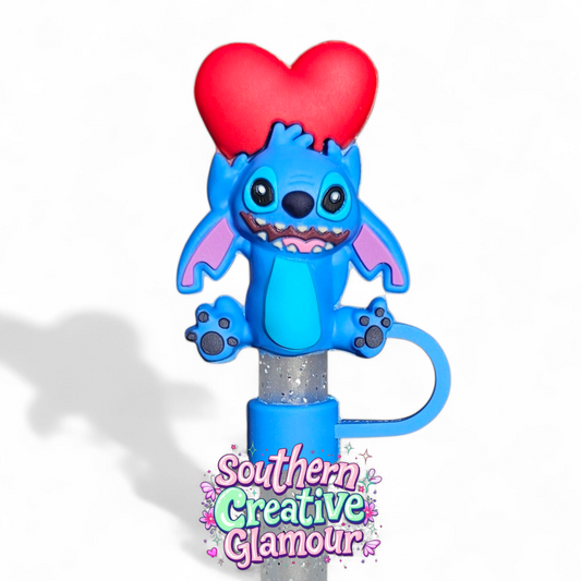 Lilo Loves 3D 10mm Straw Topper by Southern Creative Glamour 